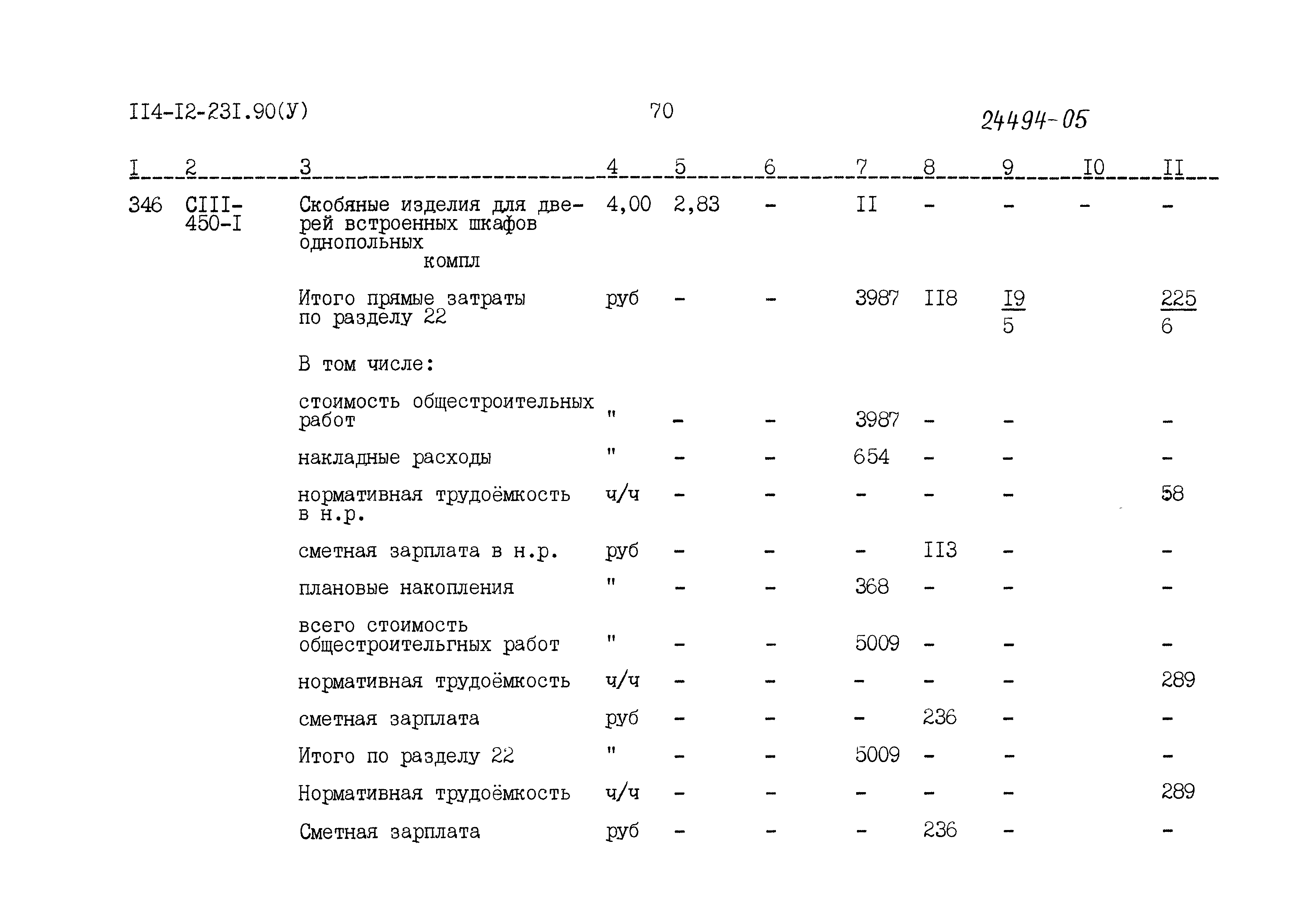 Типовой проект 114-12-231.90