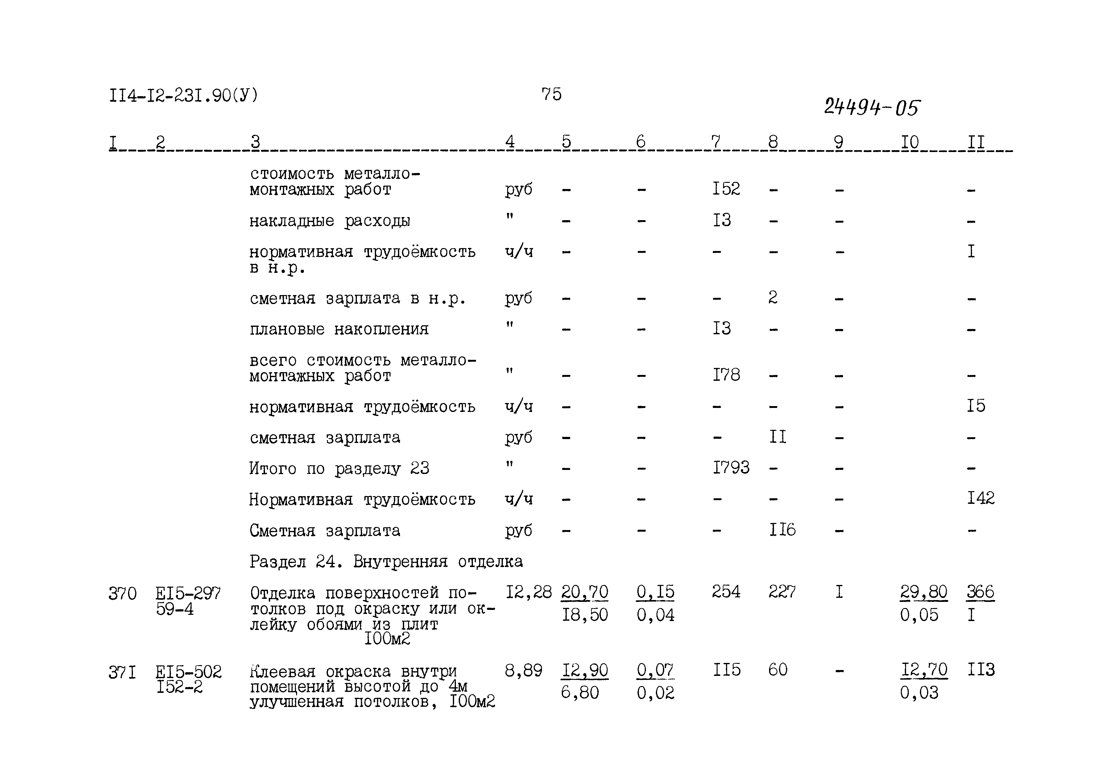 Типовой проект 114-12-231.90