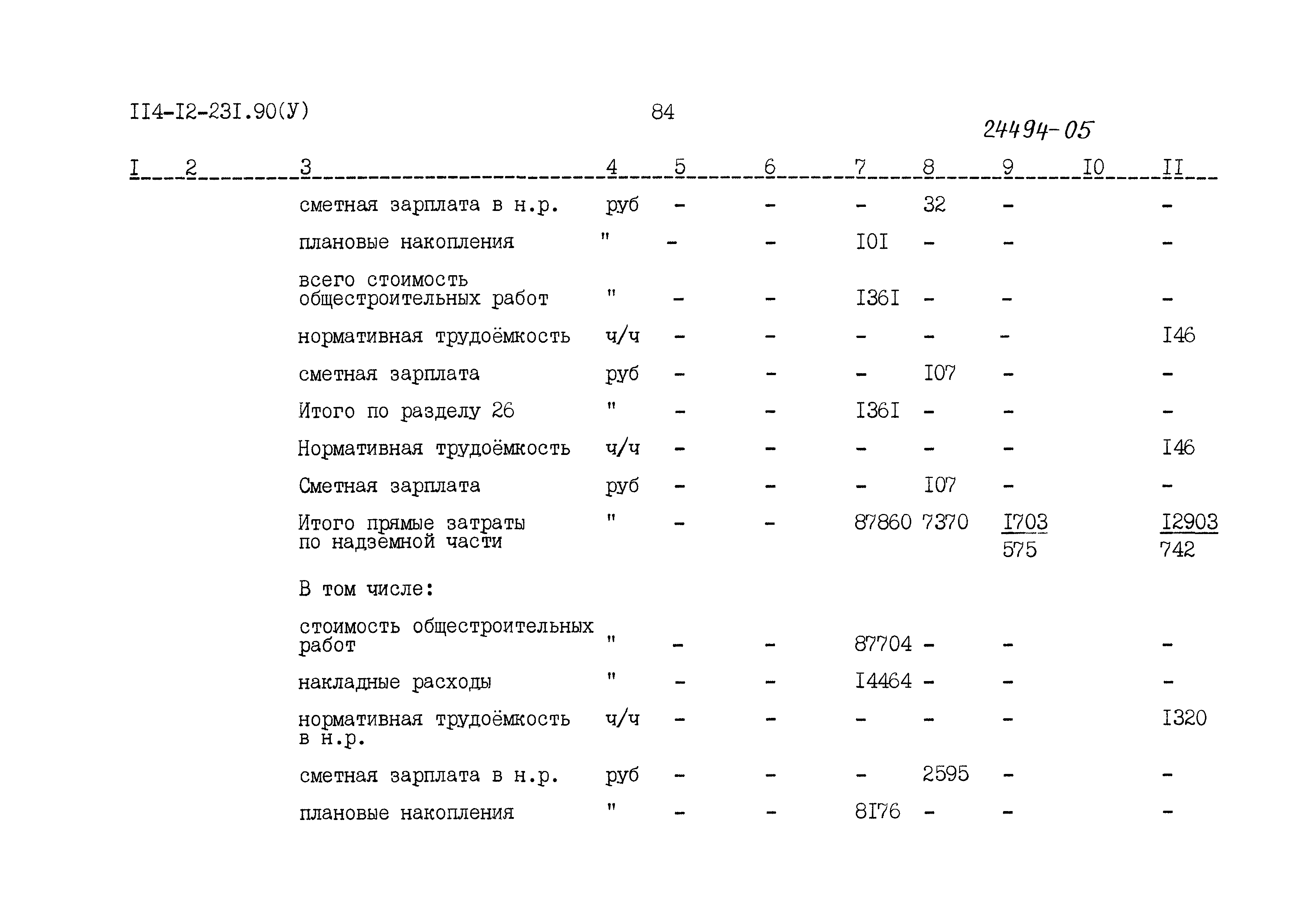 Типовой проект 114-12-231.90