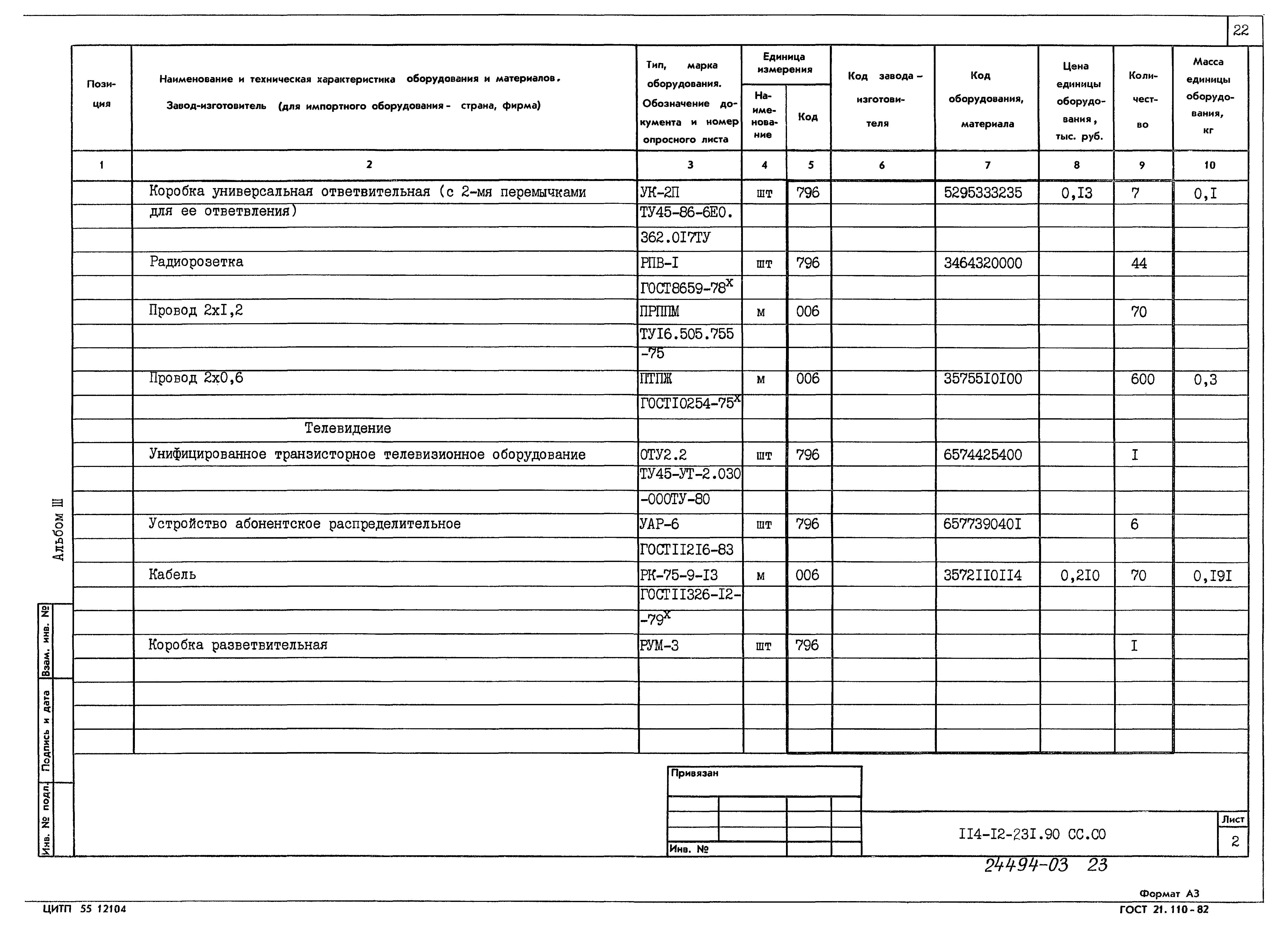 Типовой проект 114-12-231.90