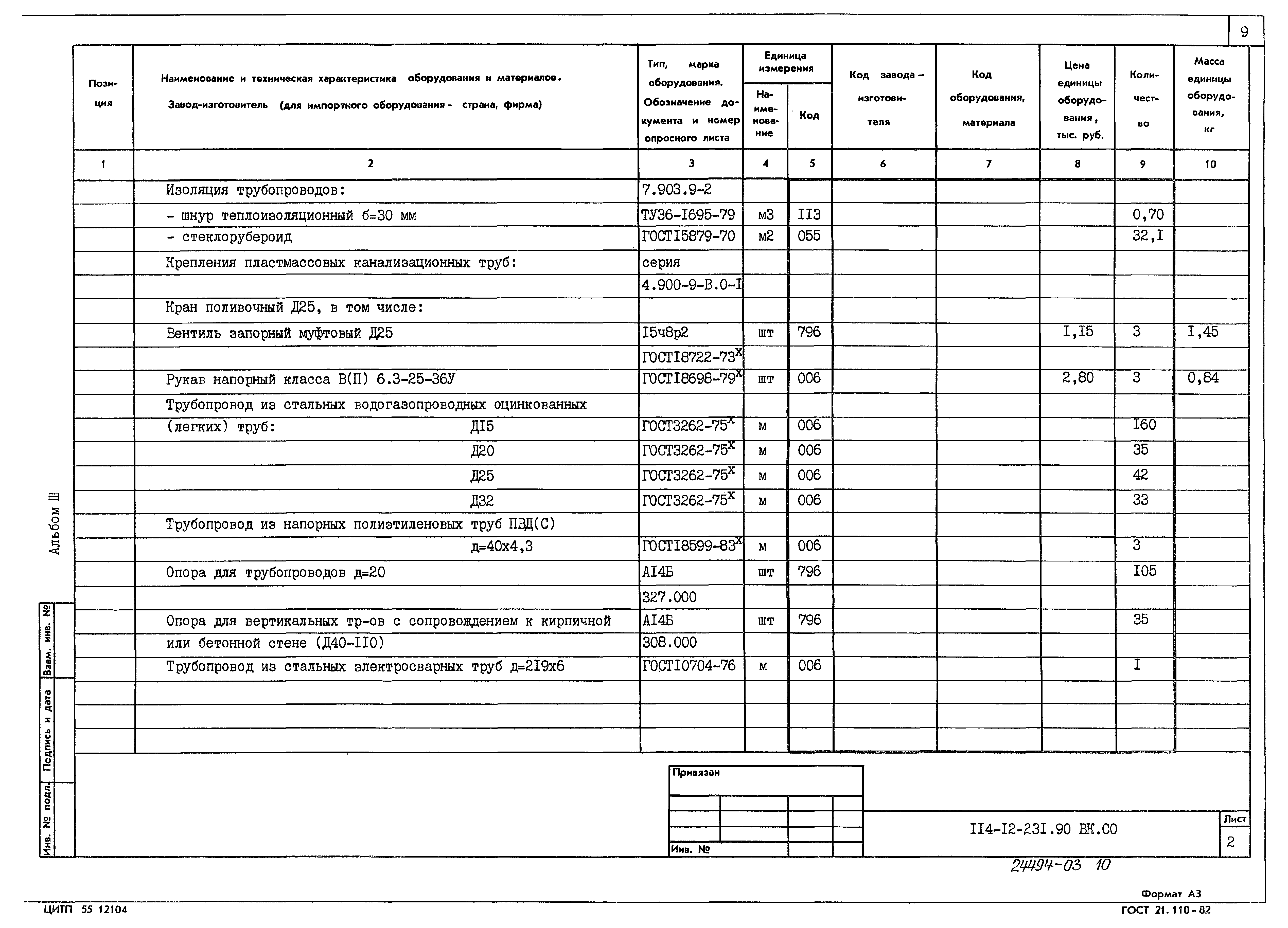 Типовой проект 114-12-231.90