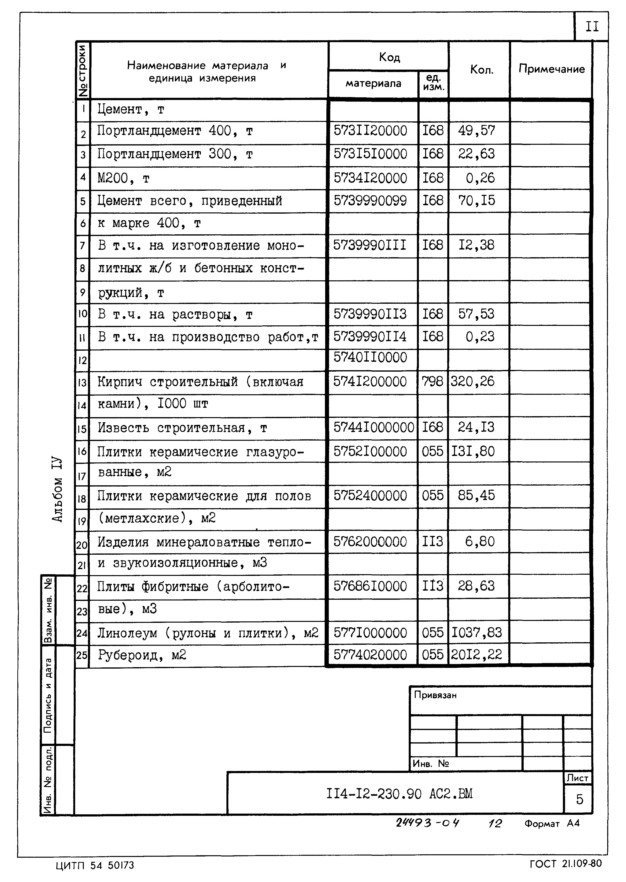 Типовой проект 114-12-230.90