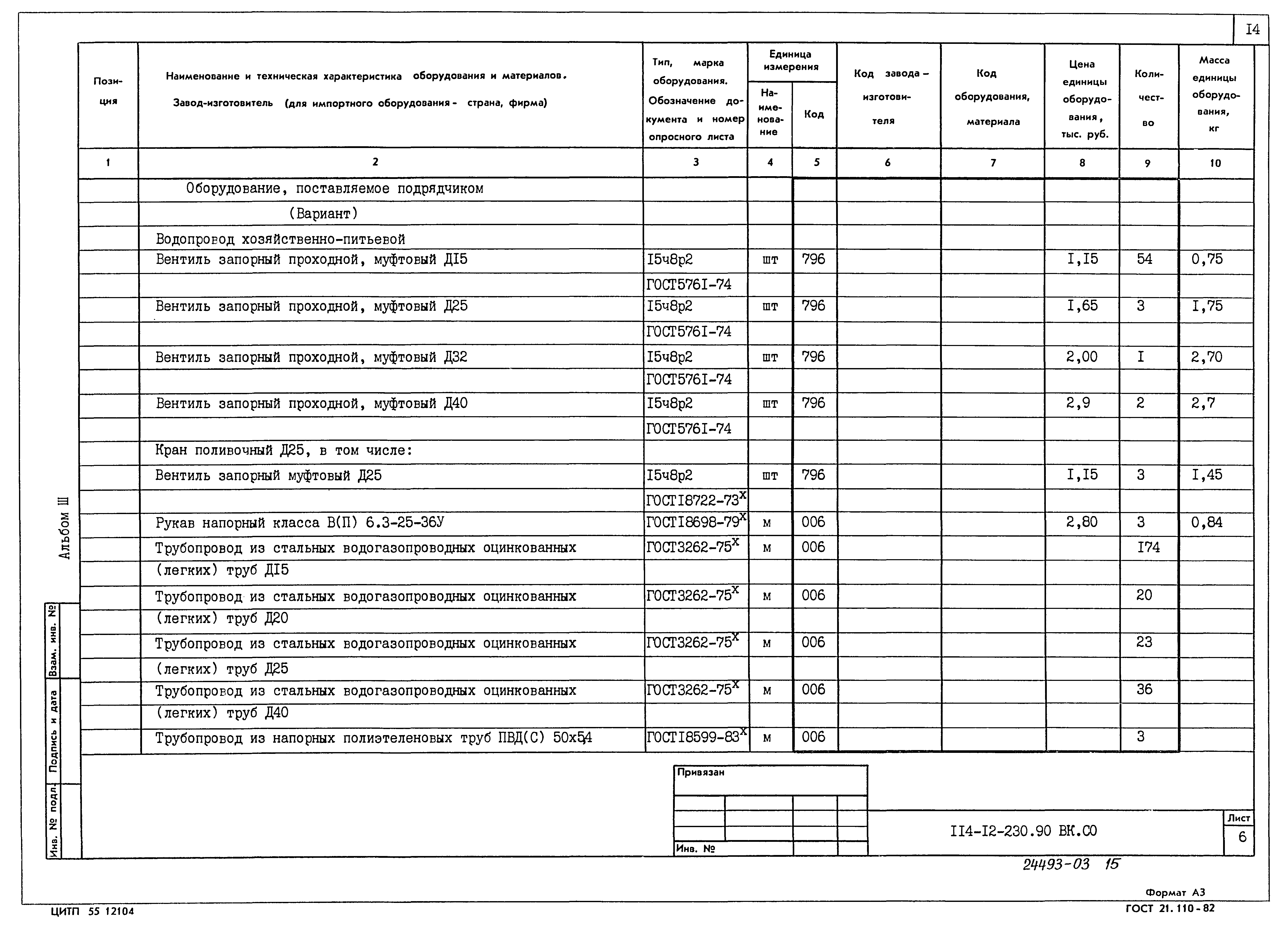 Типовой проект 114-12-230.90