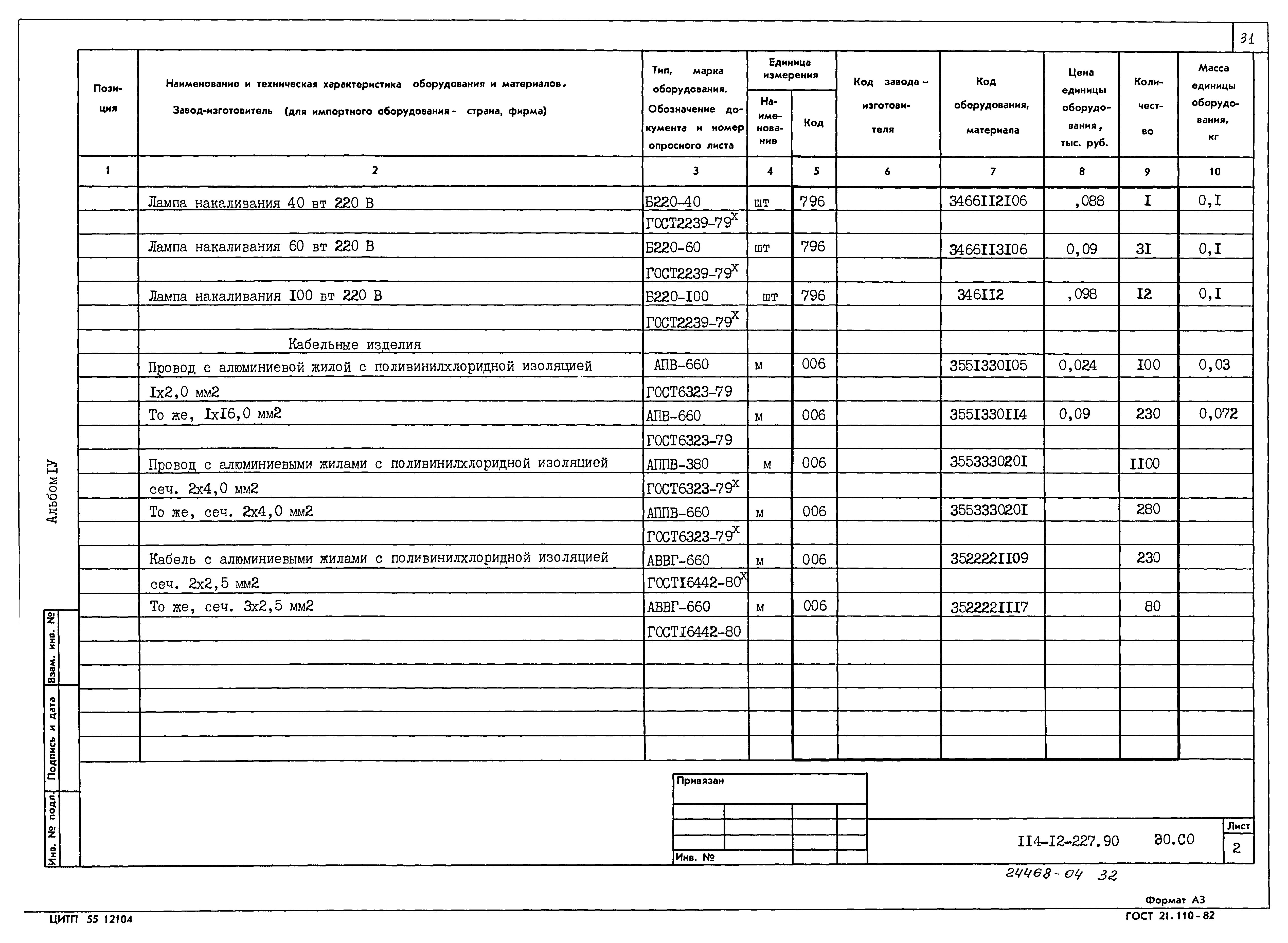 Типовой проект 114-12-227.90