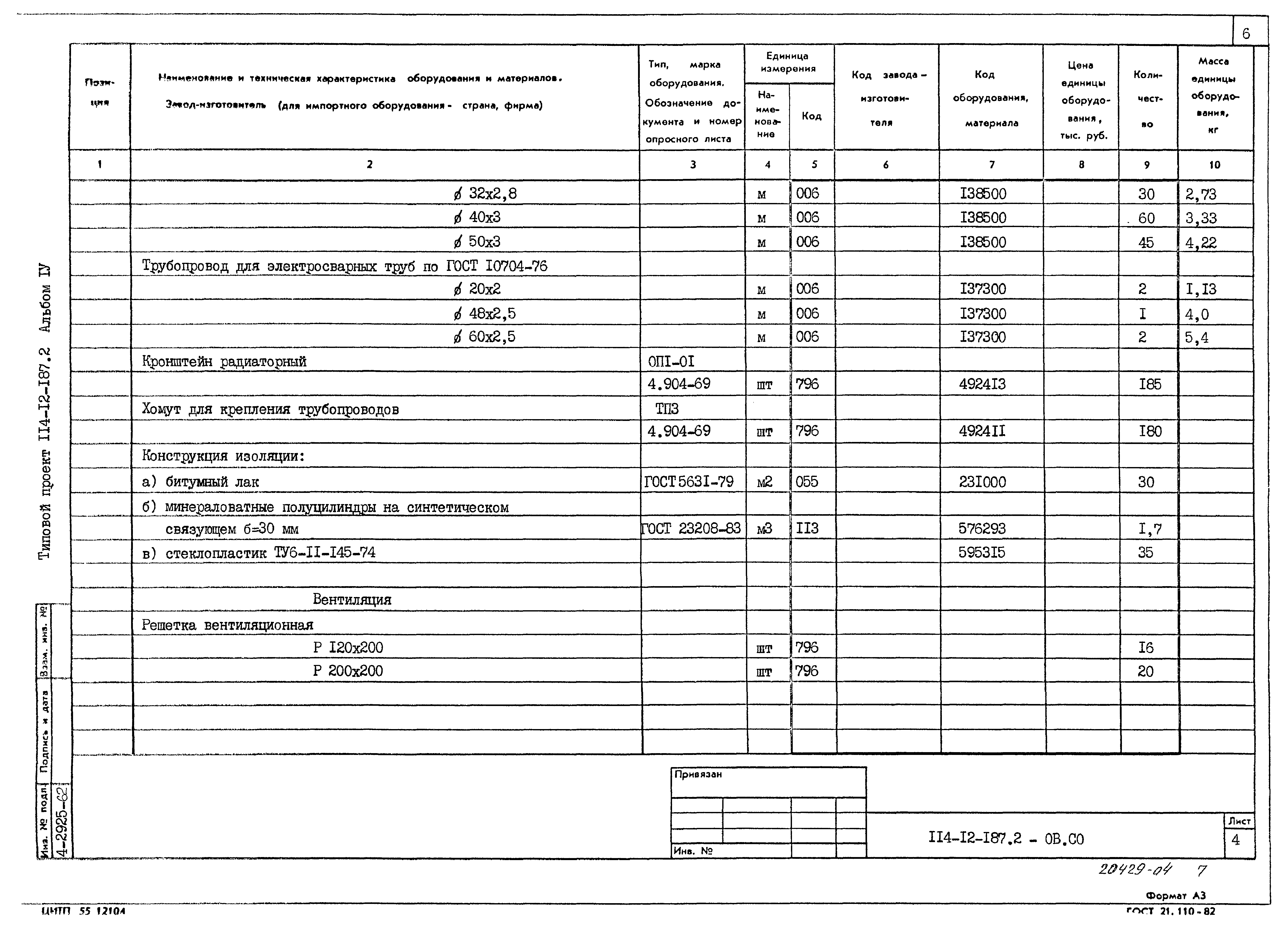 Типовой проект 114-12-187.2