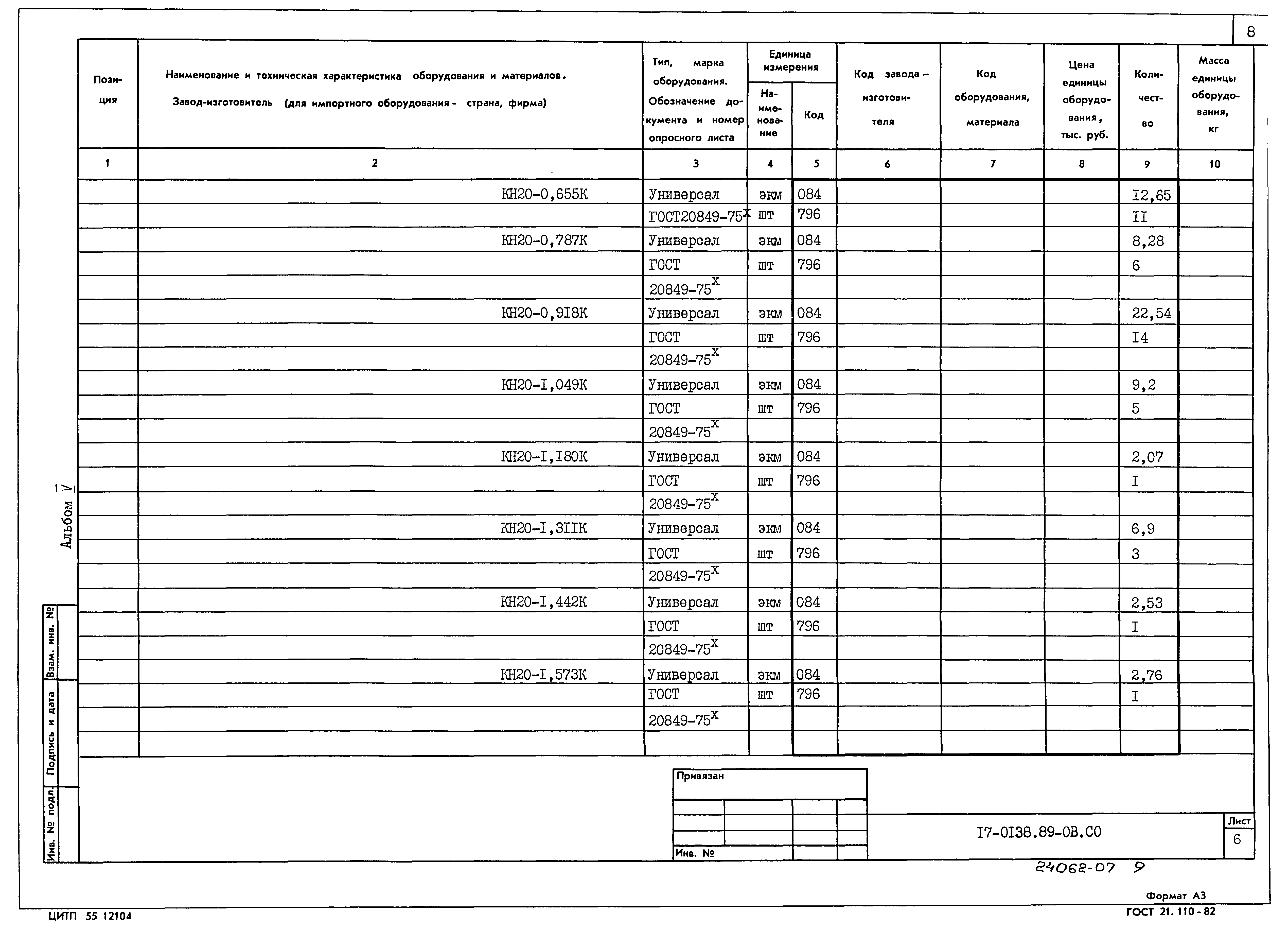 Типовой проект 17-0138.89