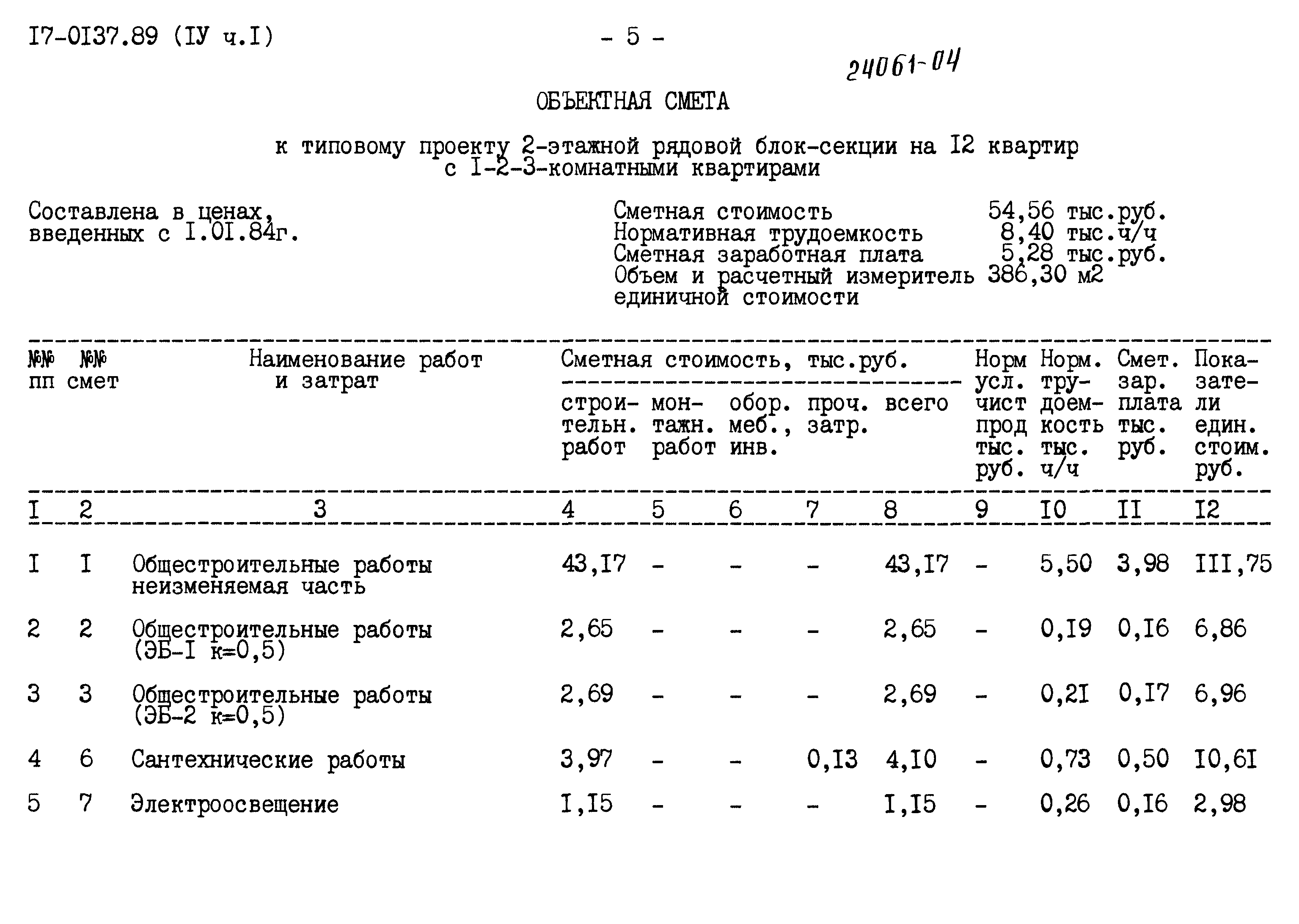 Типовой проект 17-0137.89