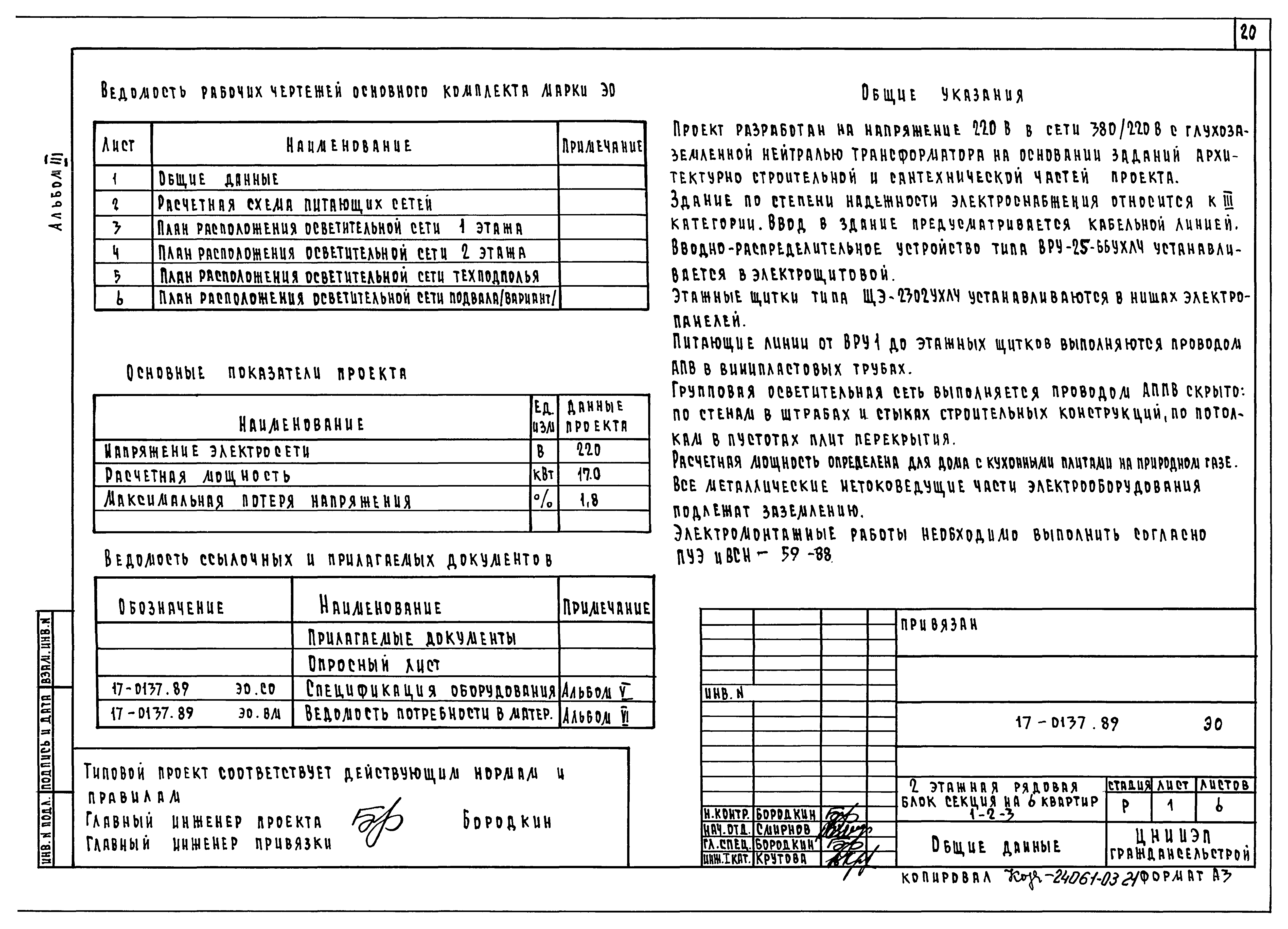 Типовой проект 17-0137.89