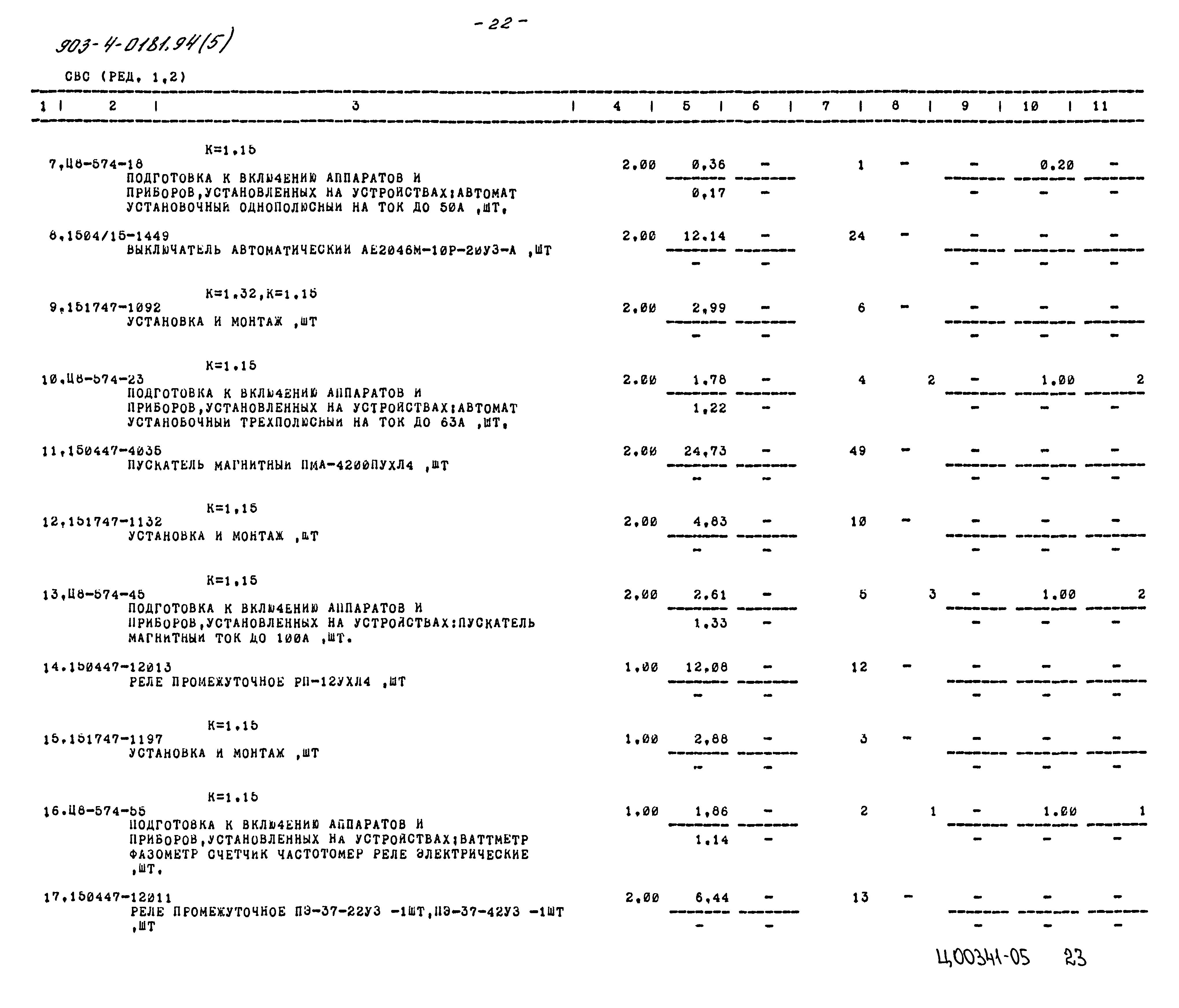 Типовые проектные решения 903-4-0181.94