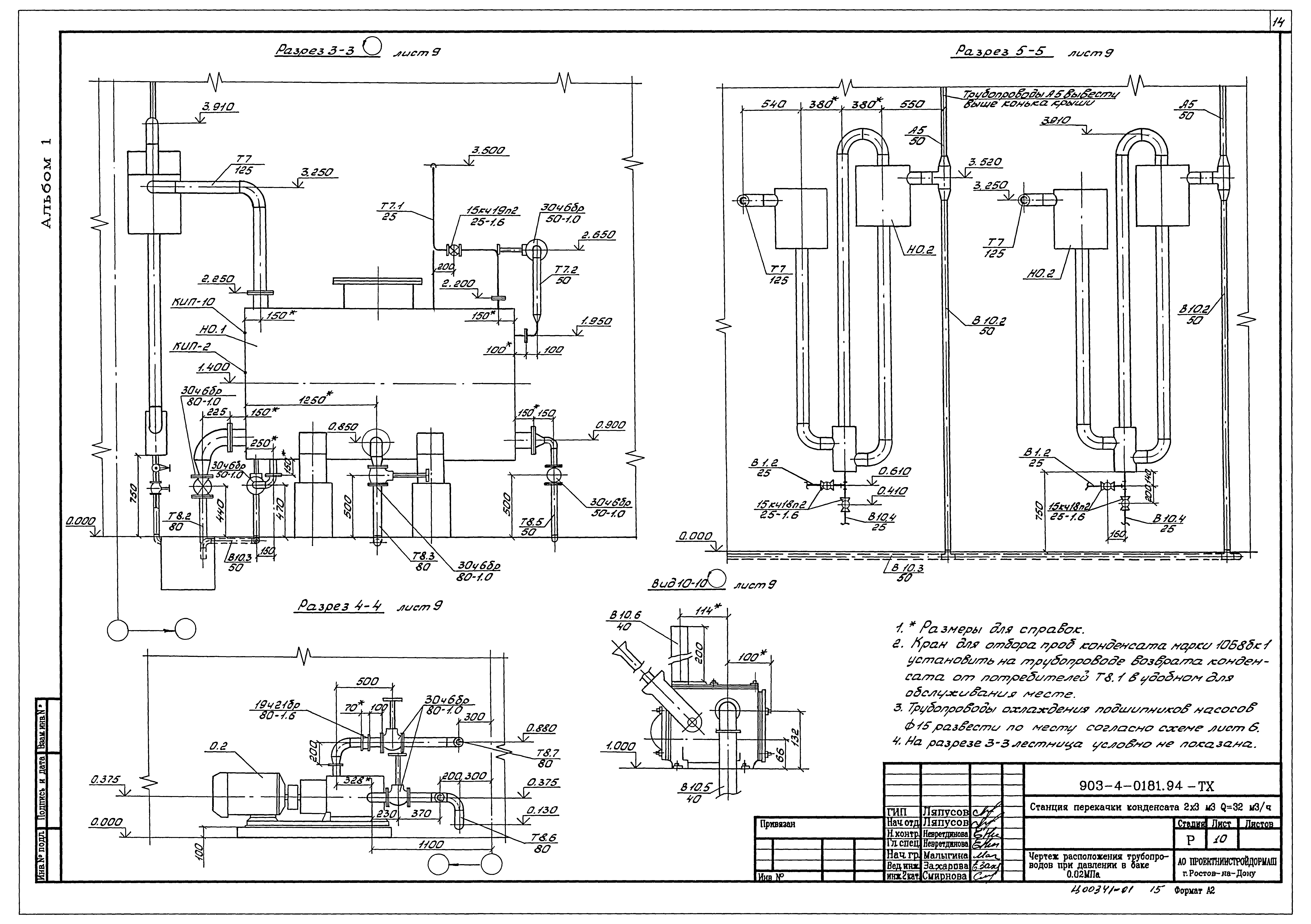 Типовые проектные решения 903-4-0181.94