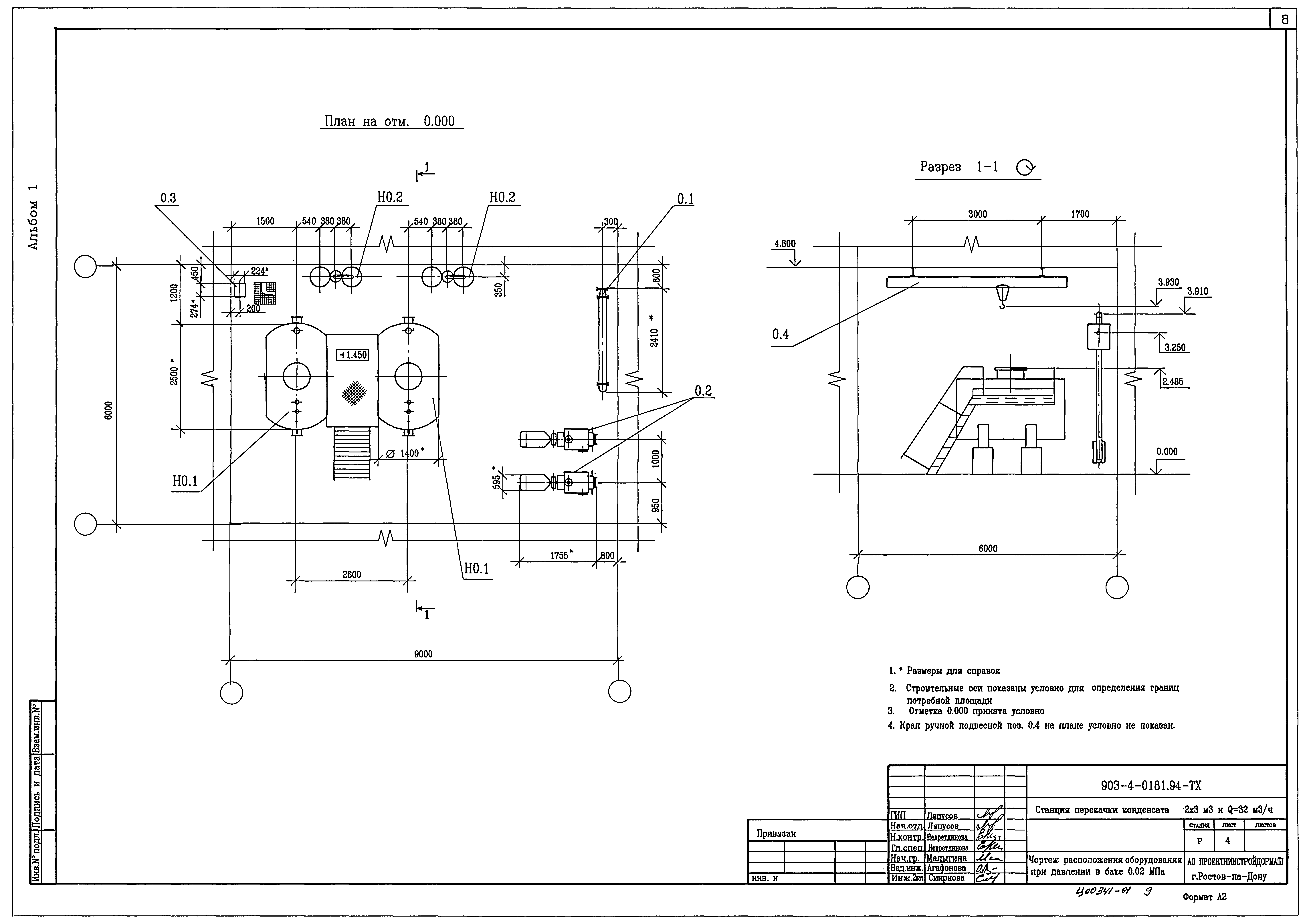 Типовые проектные решения 903-4-0181.94