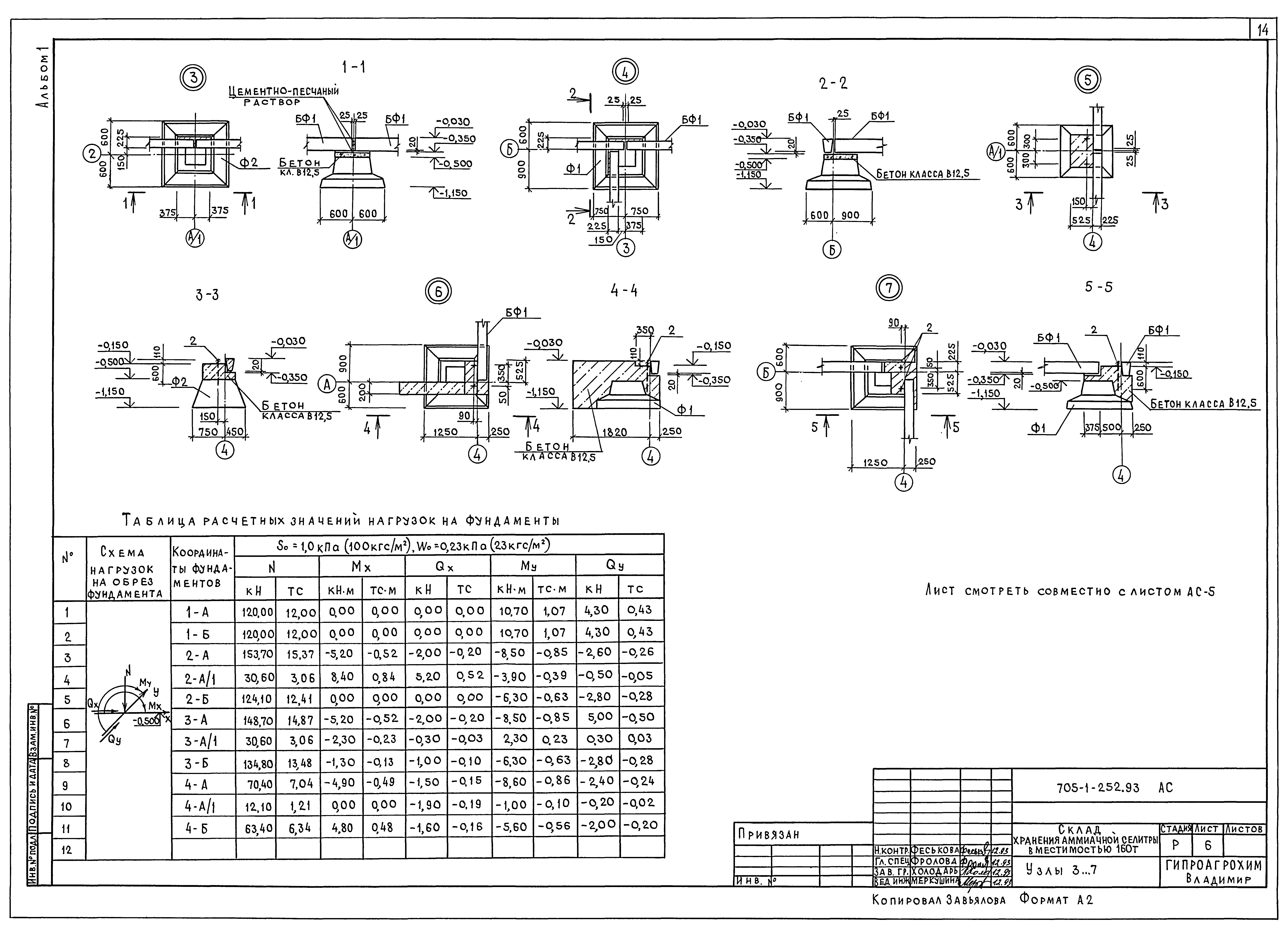 Типовой проект 705-1-252.93