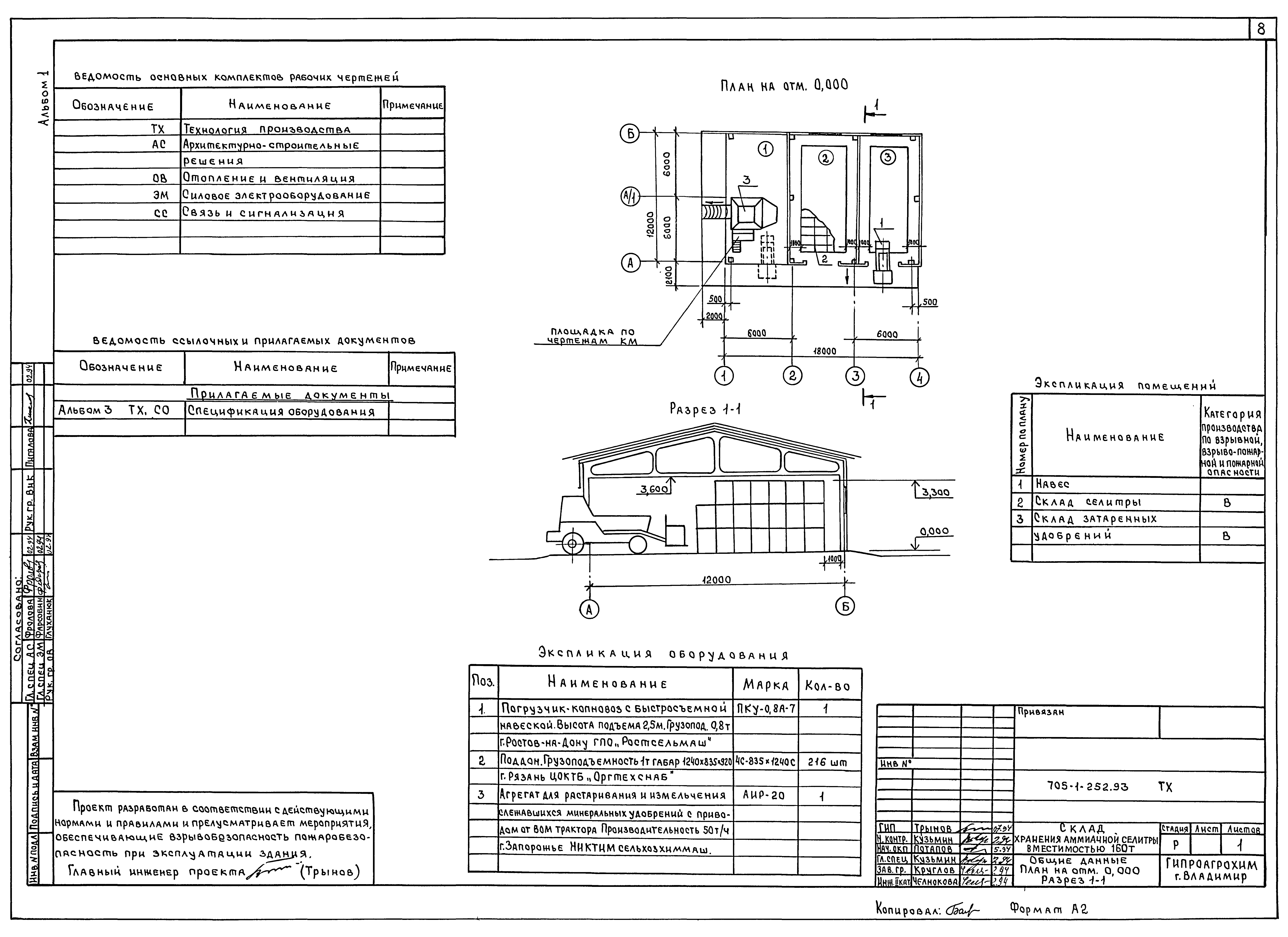 Типовой проект 705-1-252.93