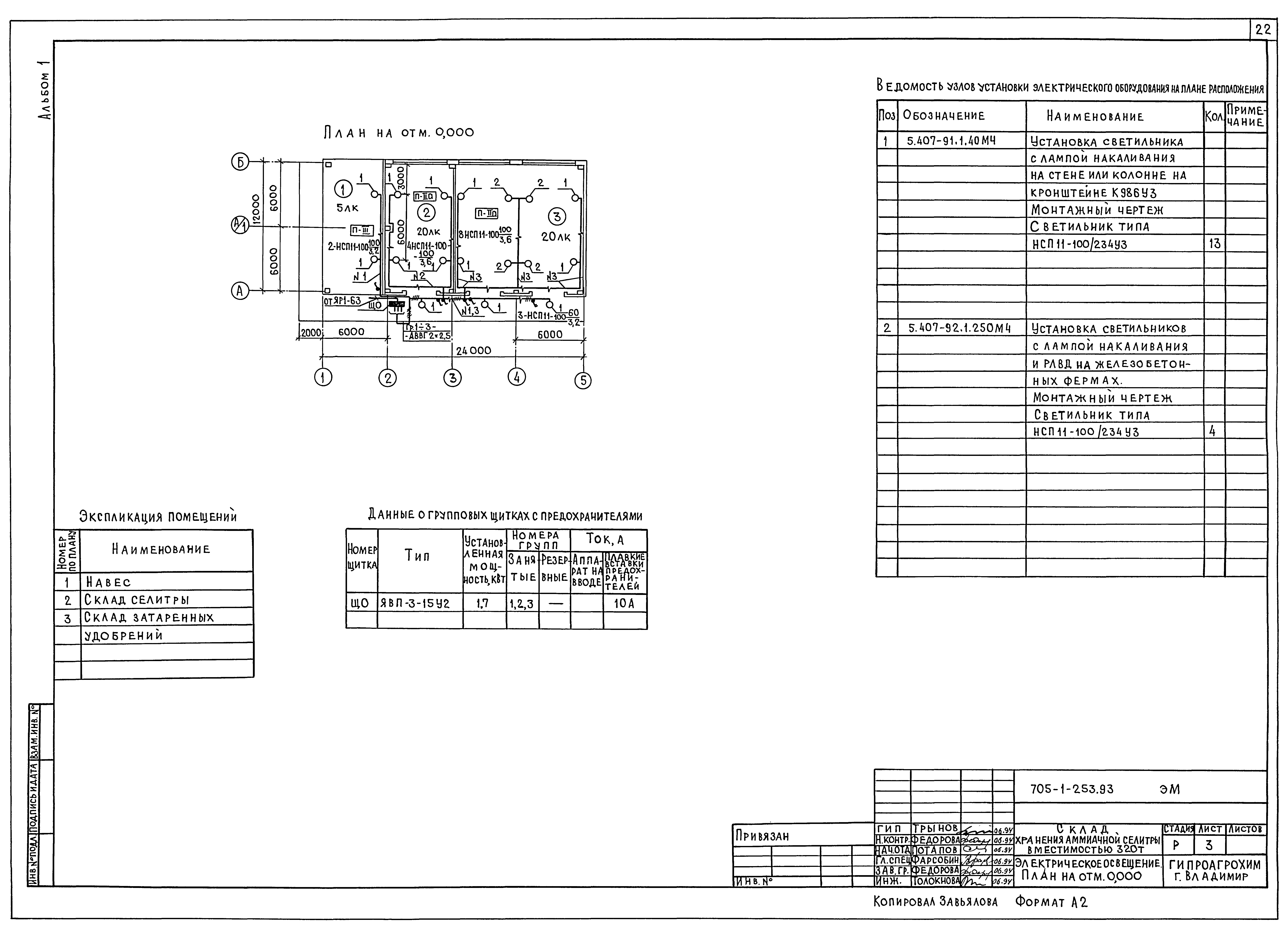 Типовой проект 705-1-253.93