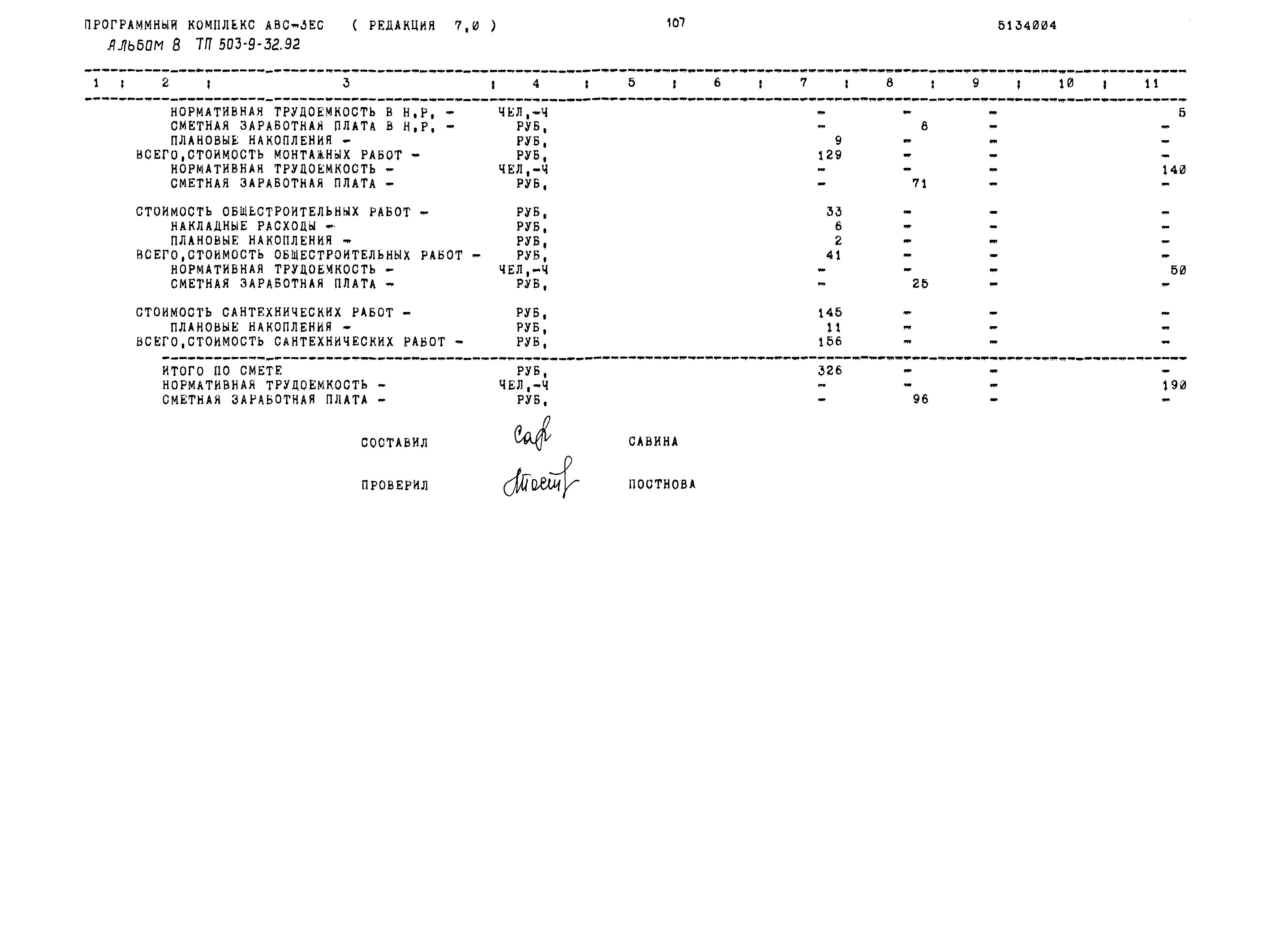 Типовой проект 503-9-32.92