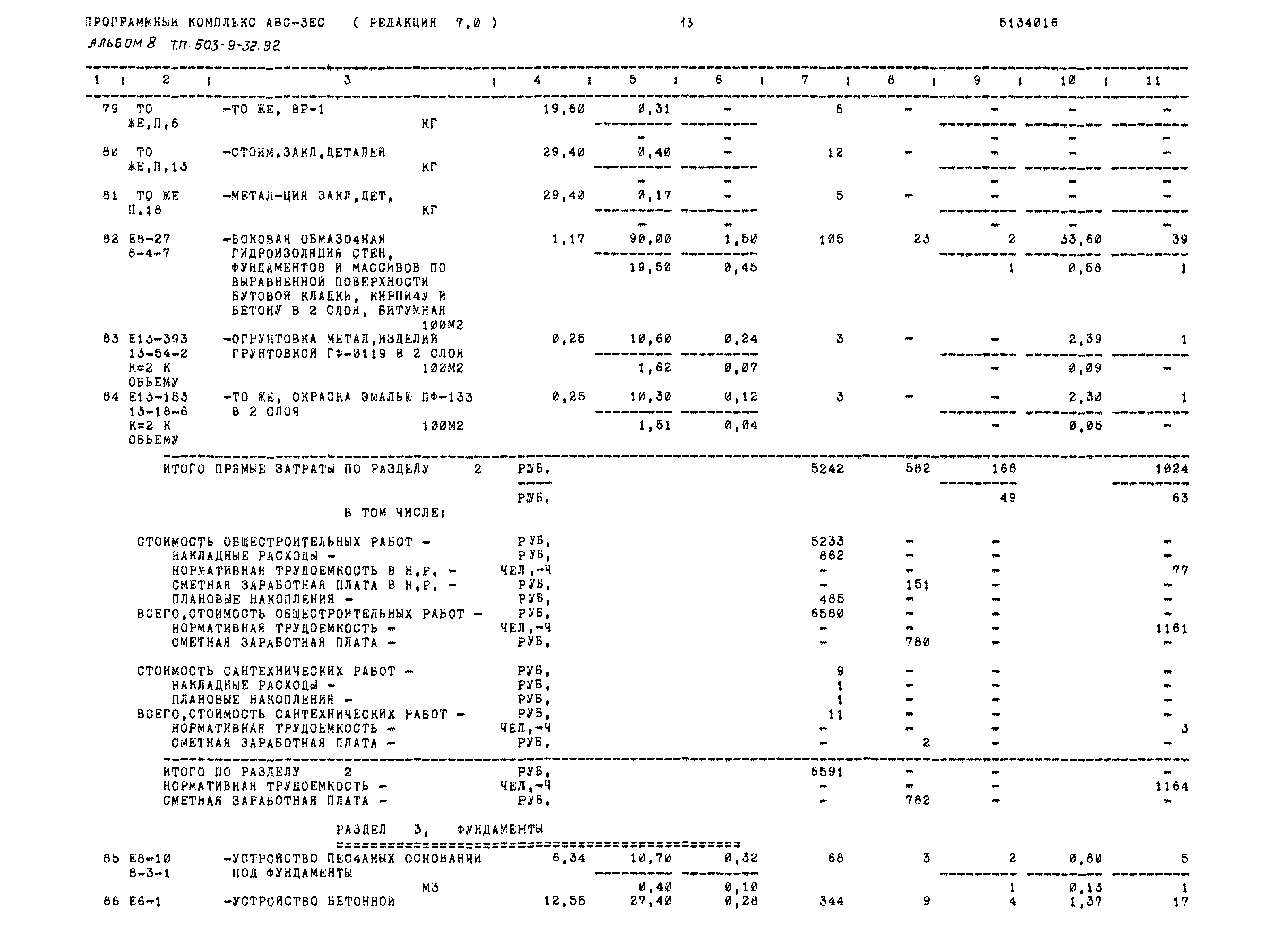 Типовой проект 503-9-32.92