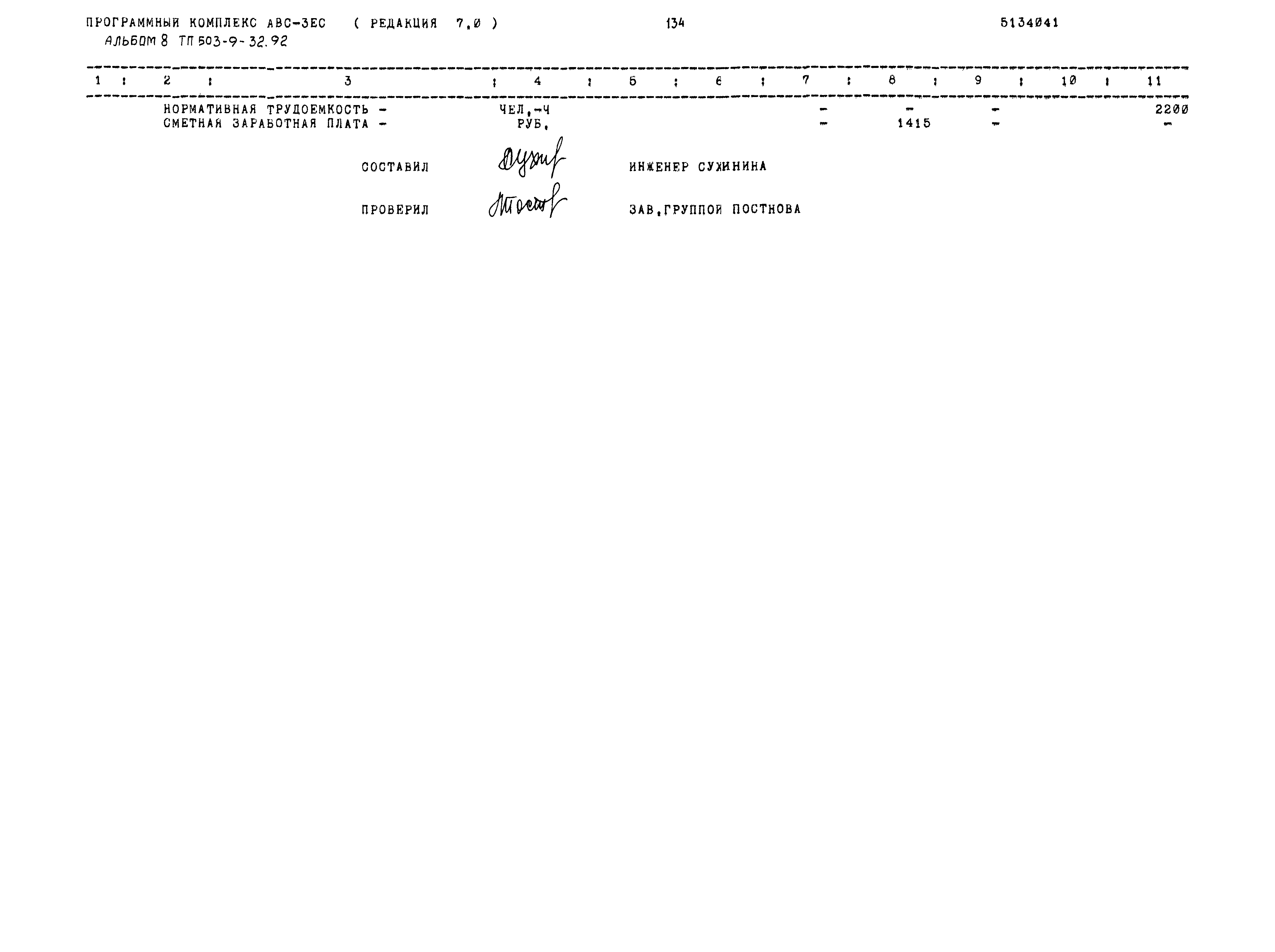 Типовой проект 503-9-32.92