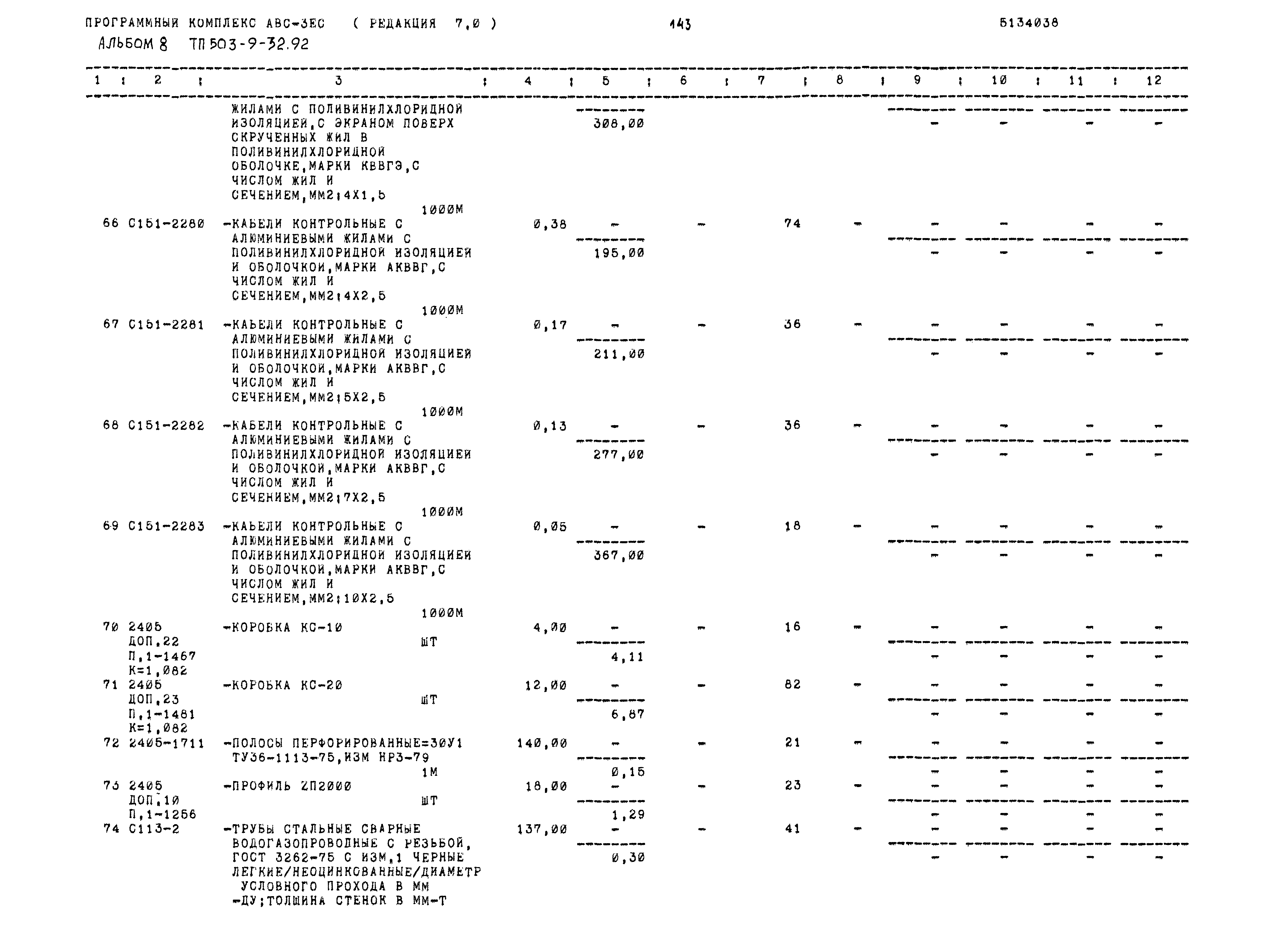 Типовой проект 503-9-32.92