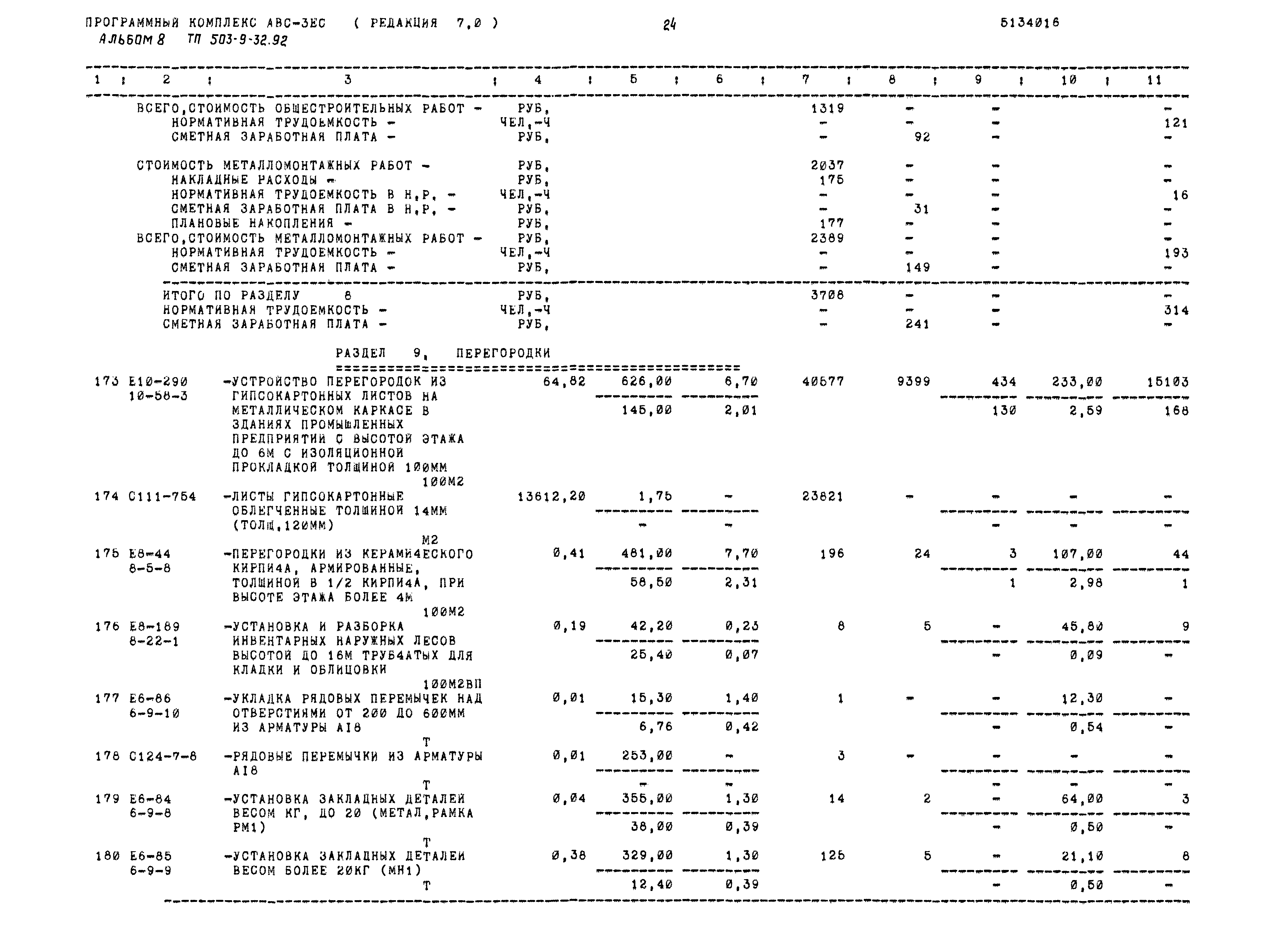 Типовой проект 503-9-32.92