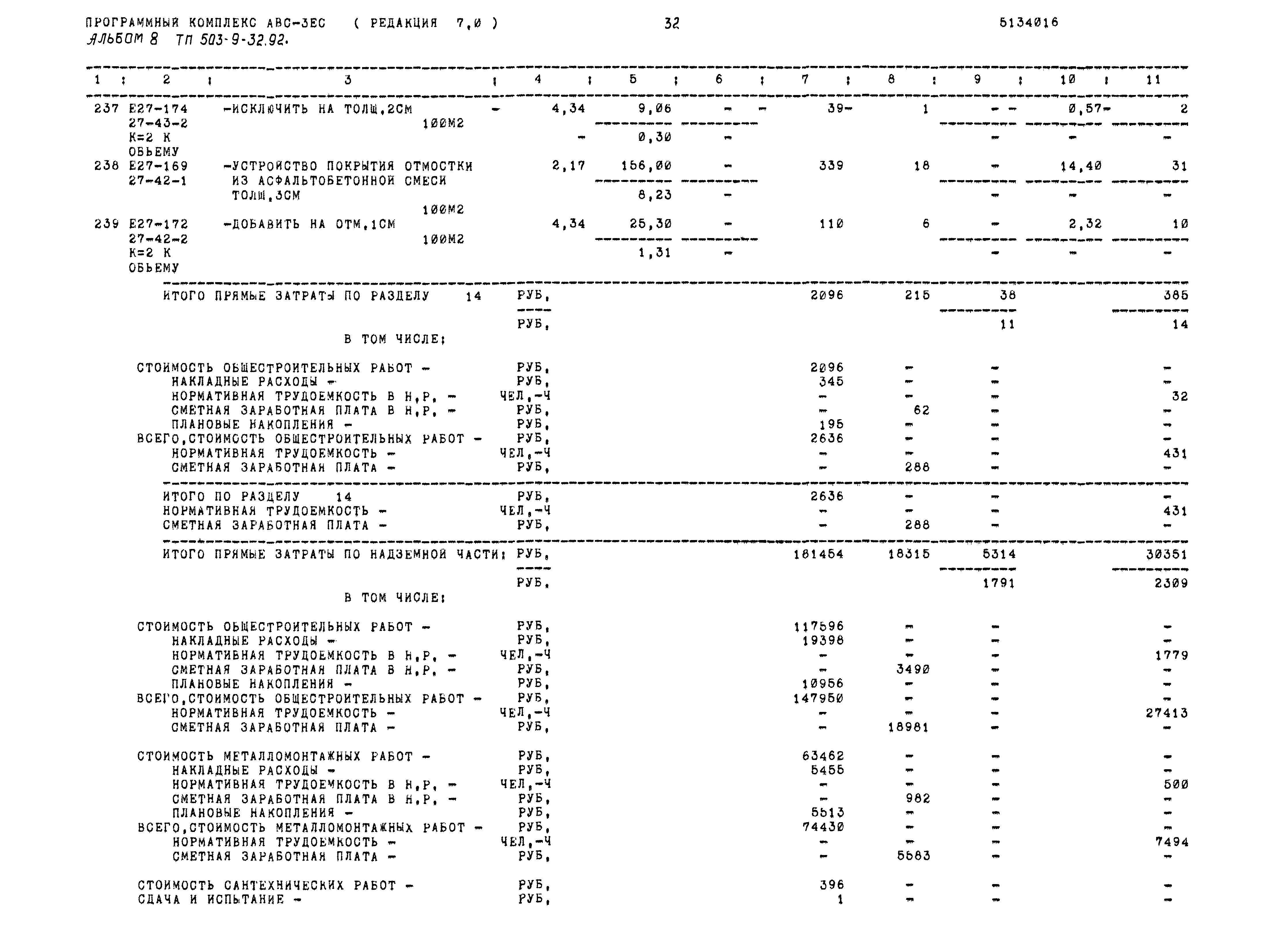 Типовой проект 503-9-32.92