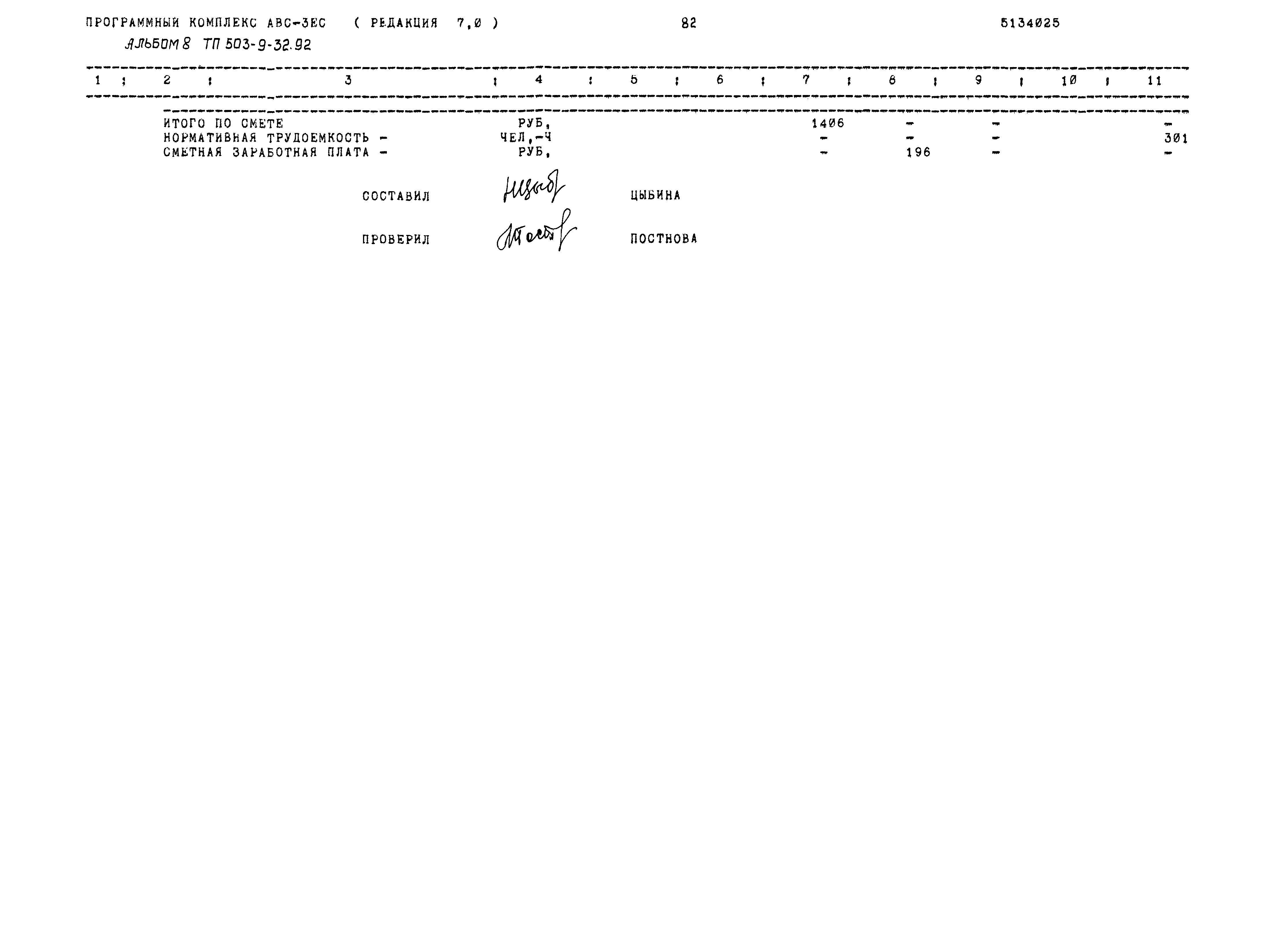 Типовой проект 503-9-32.92