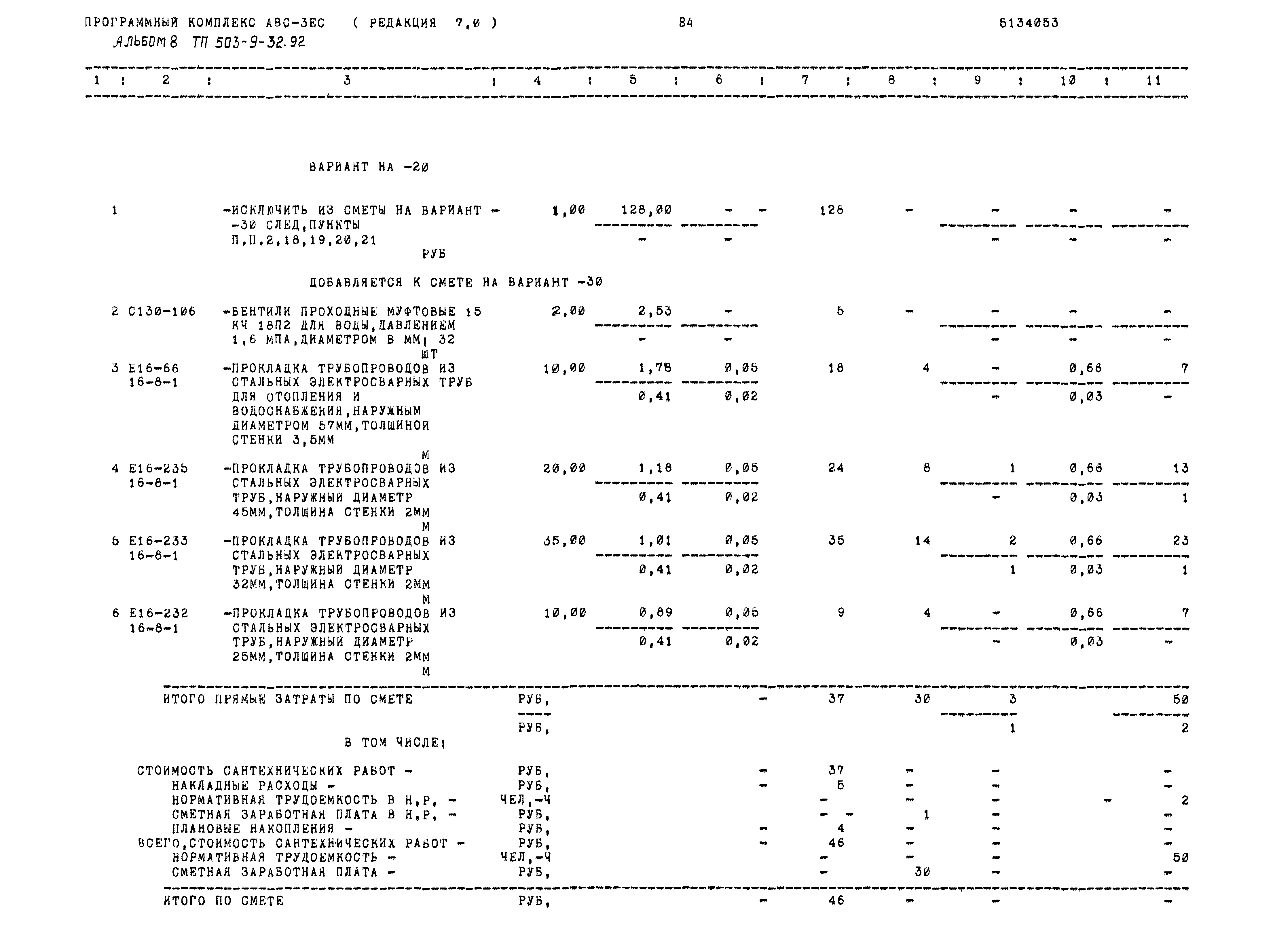 Типовой проект 503-9-32.92
