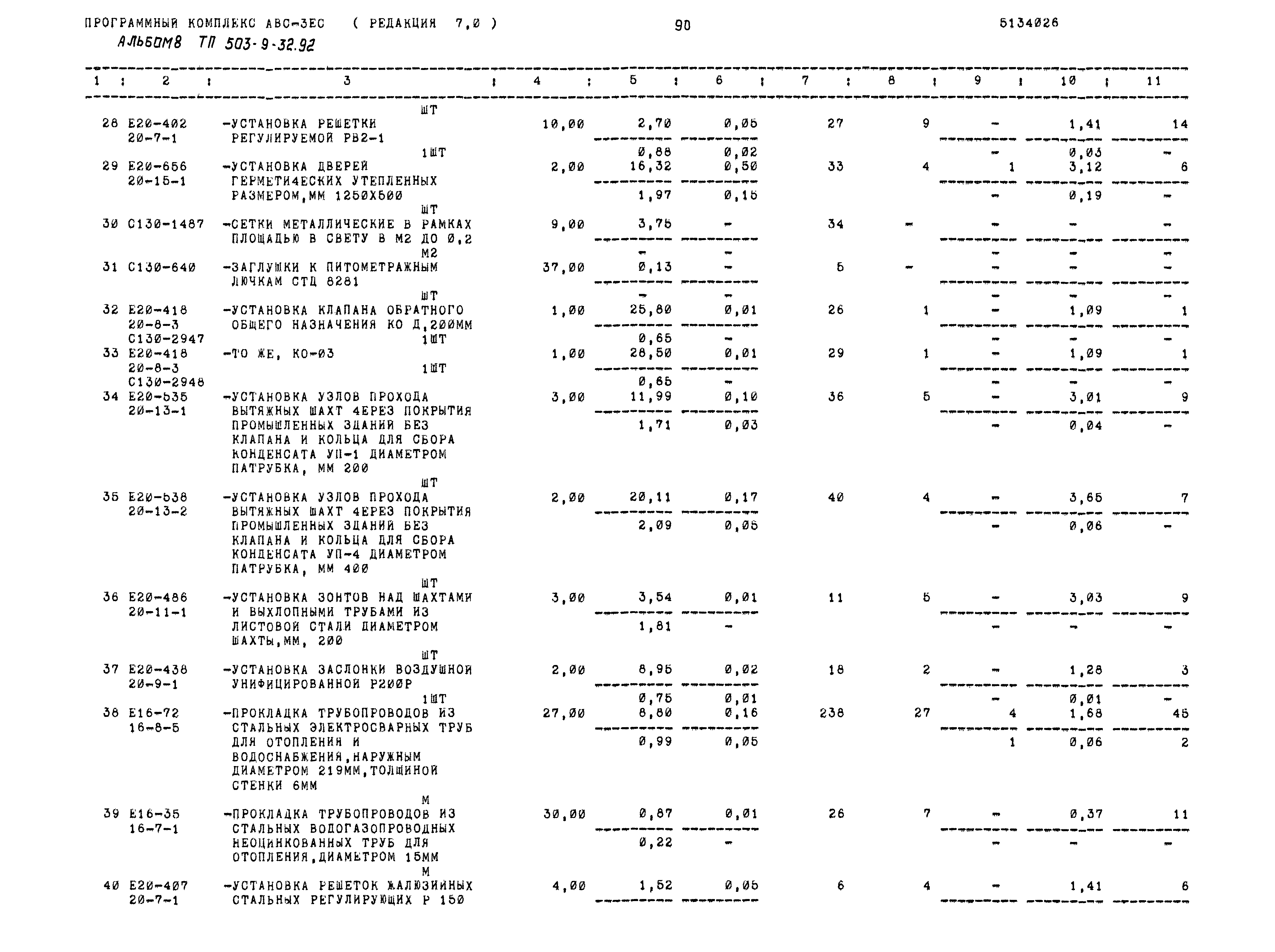 Типовой проект 503-9-32.92