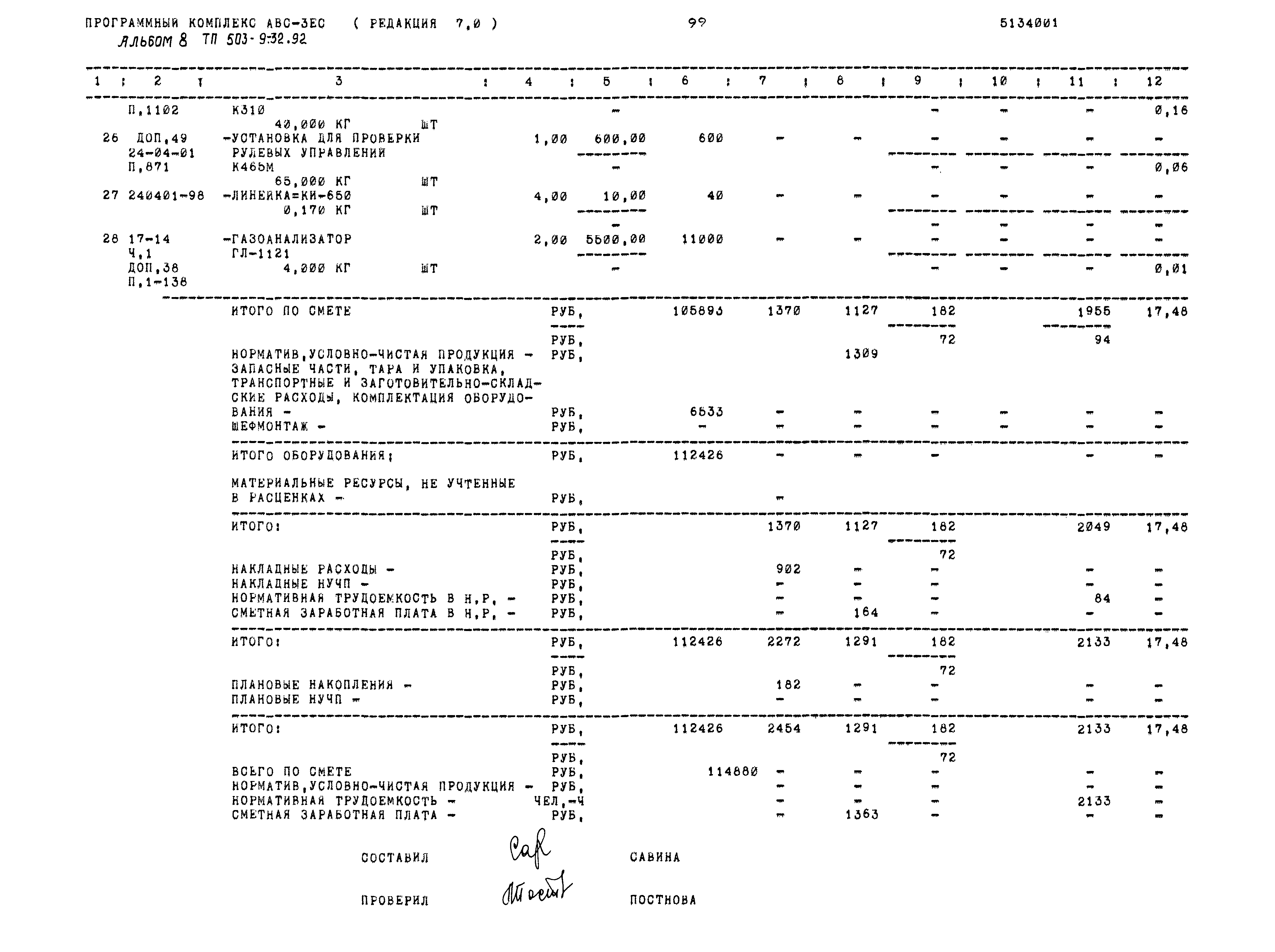 Типовой проект 503-9-32.92