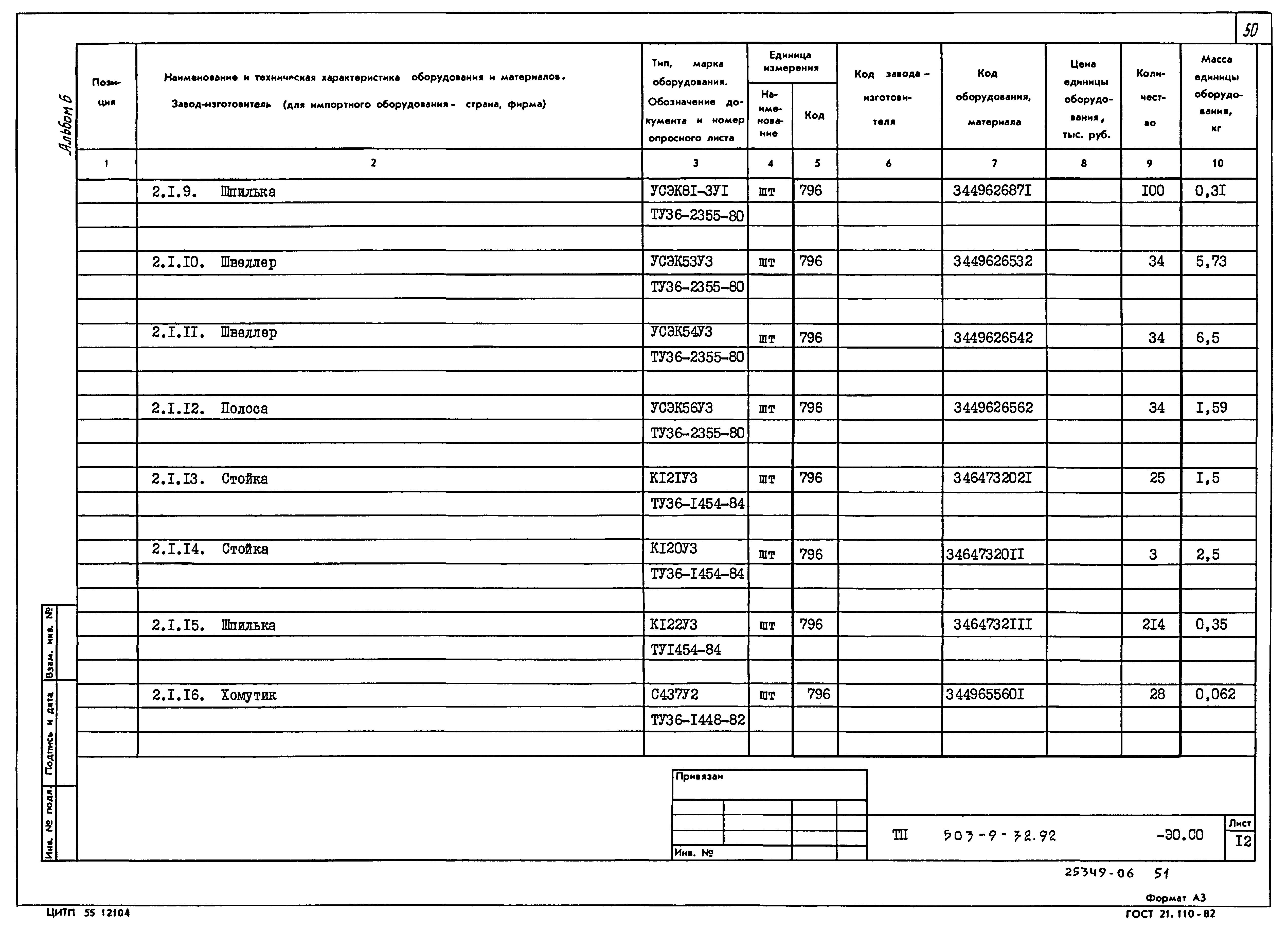 Типовой проект 503-9-32.92