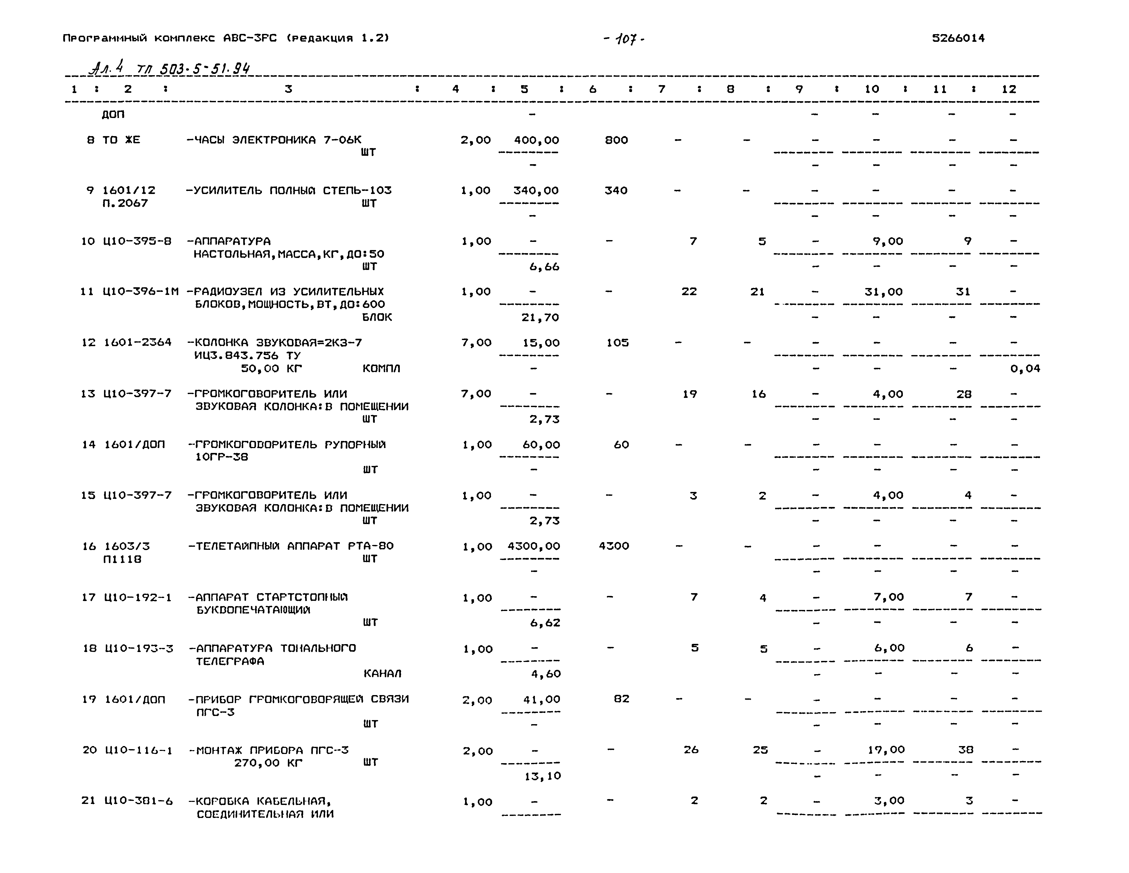 Типовой проект 503-5-51.94