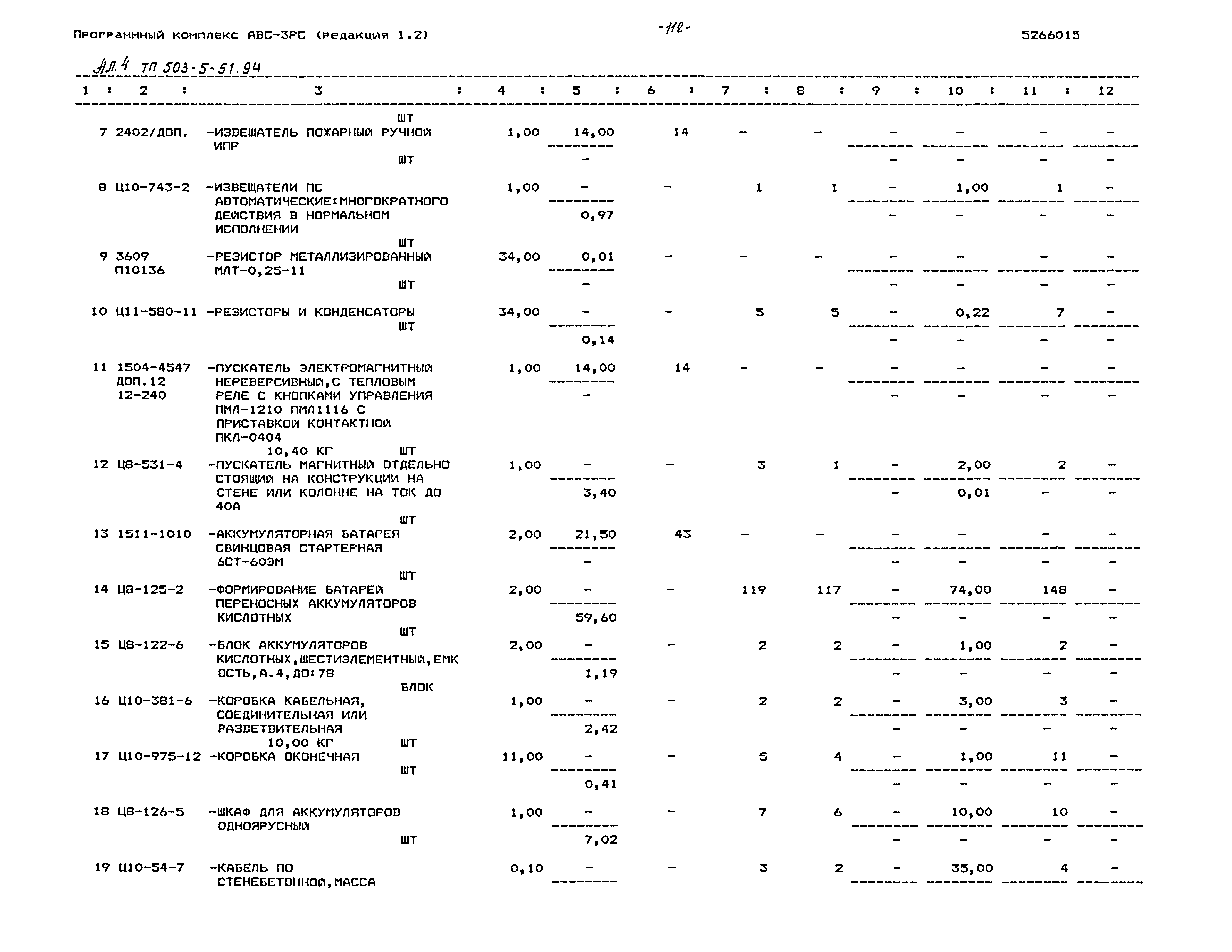Типовой проект 503-5-51.94