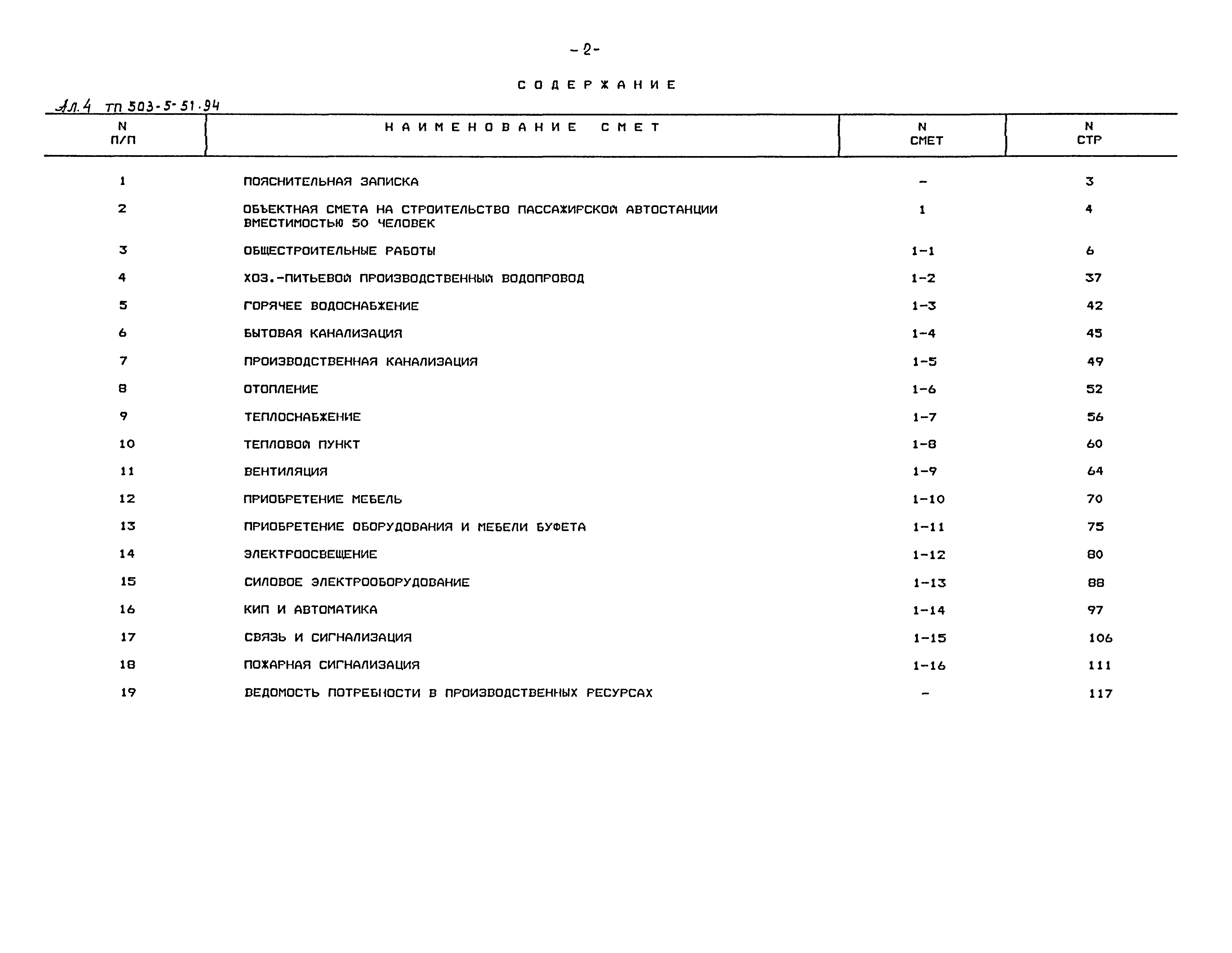 Типовой проект 503-5-51.94