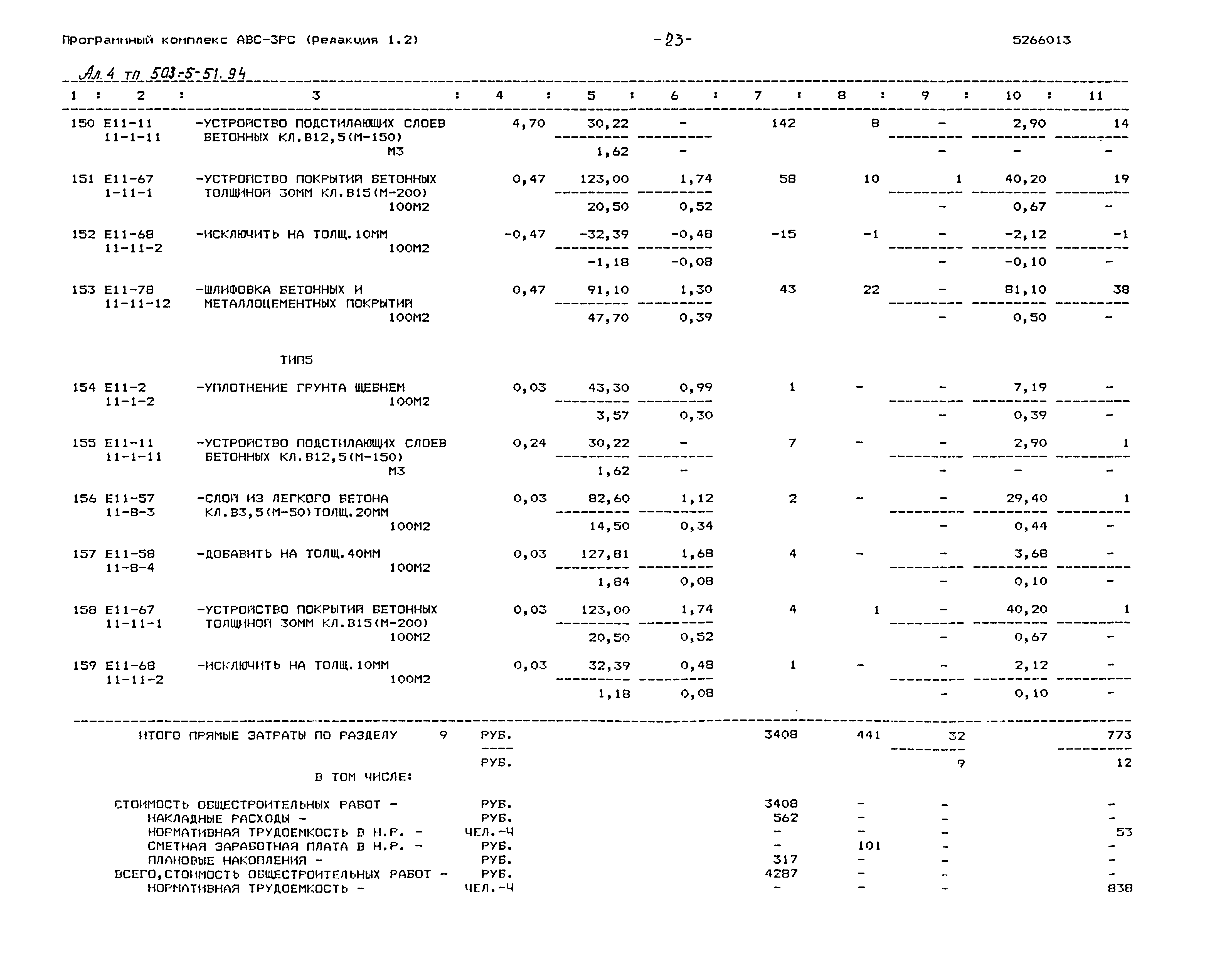 Типовой проект 503-5-51.94