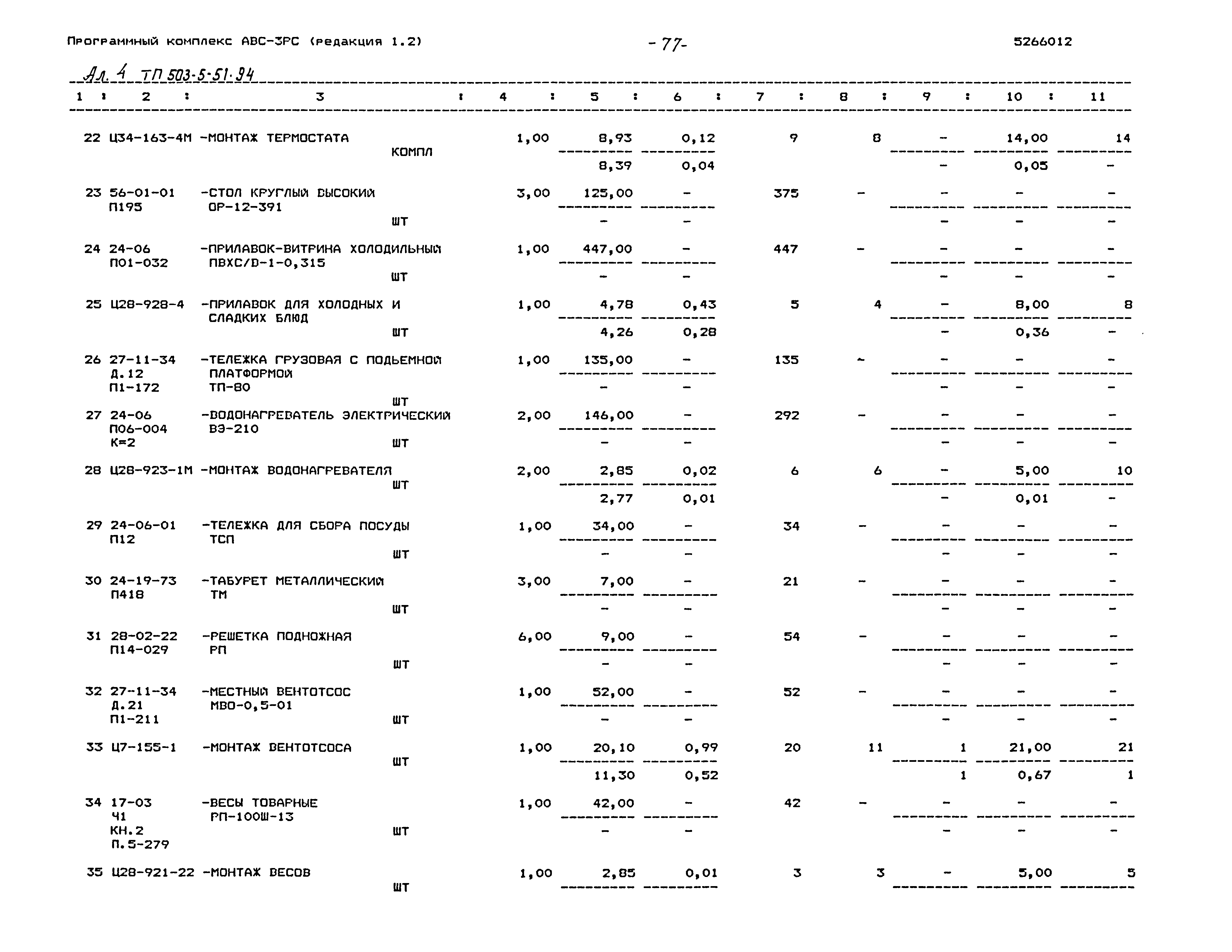 Типовой проект 503-5-51.94