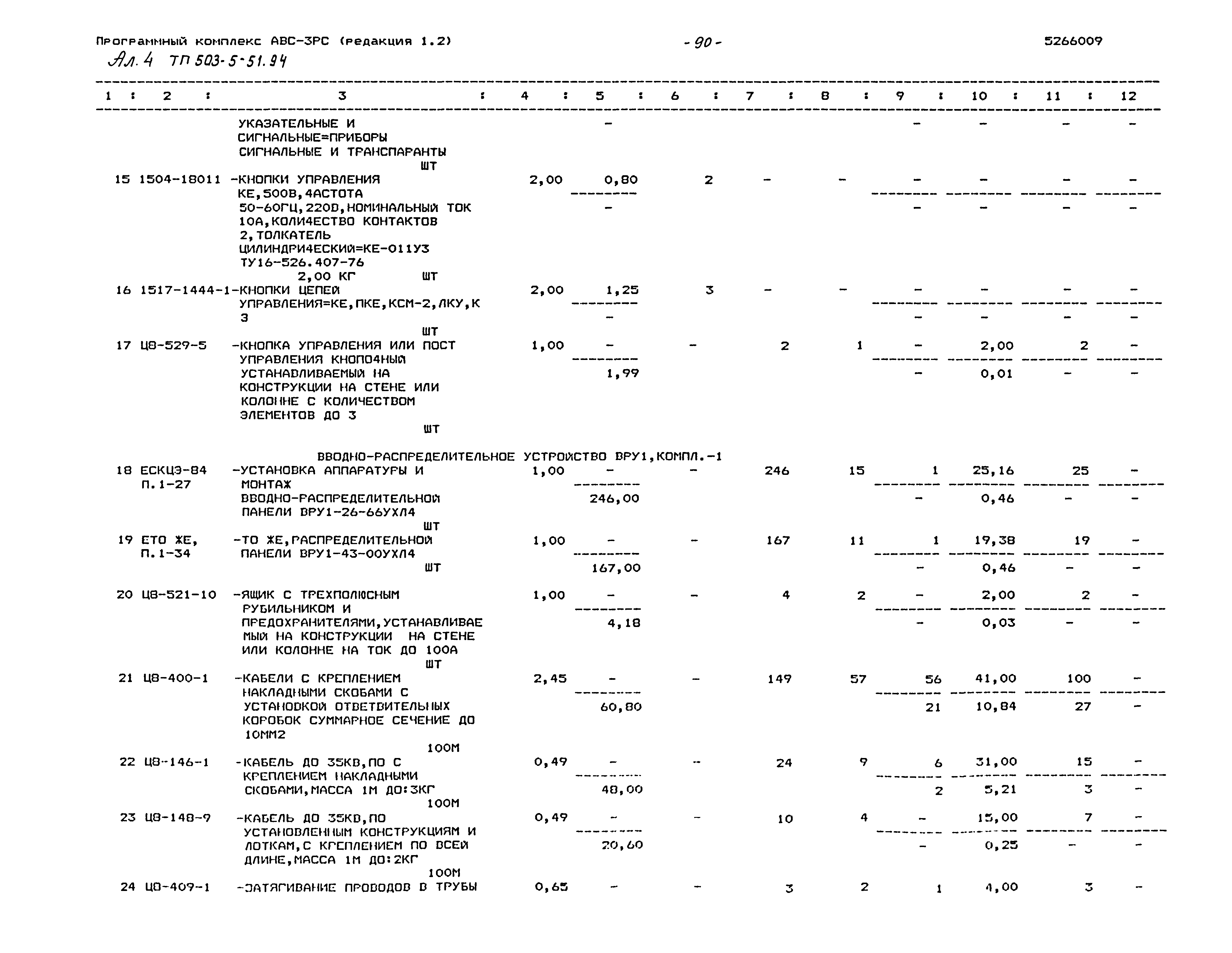 Типовой проект 503-5-51.94