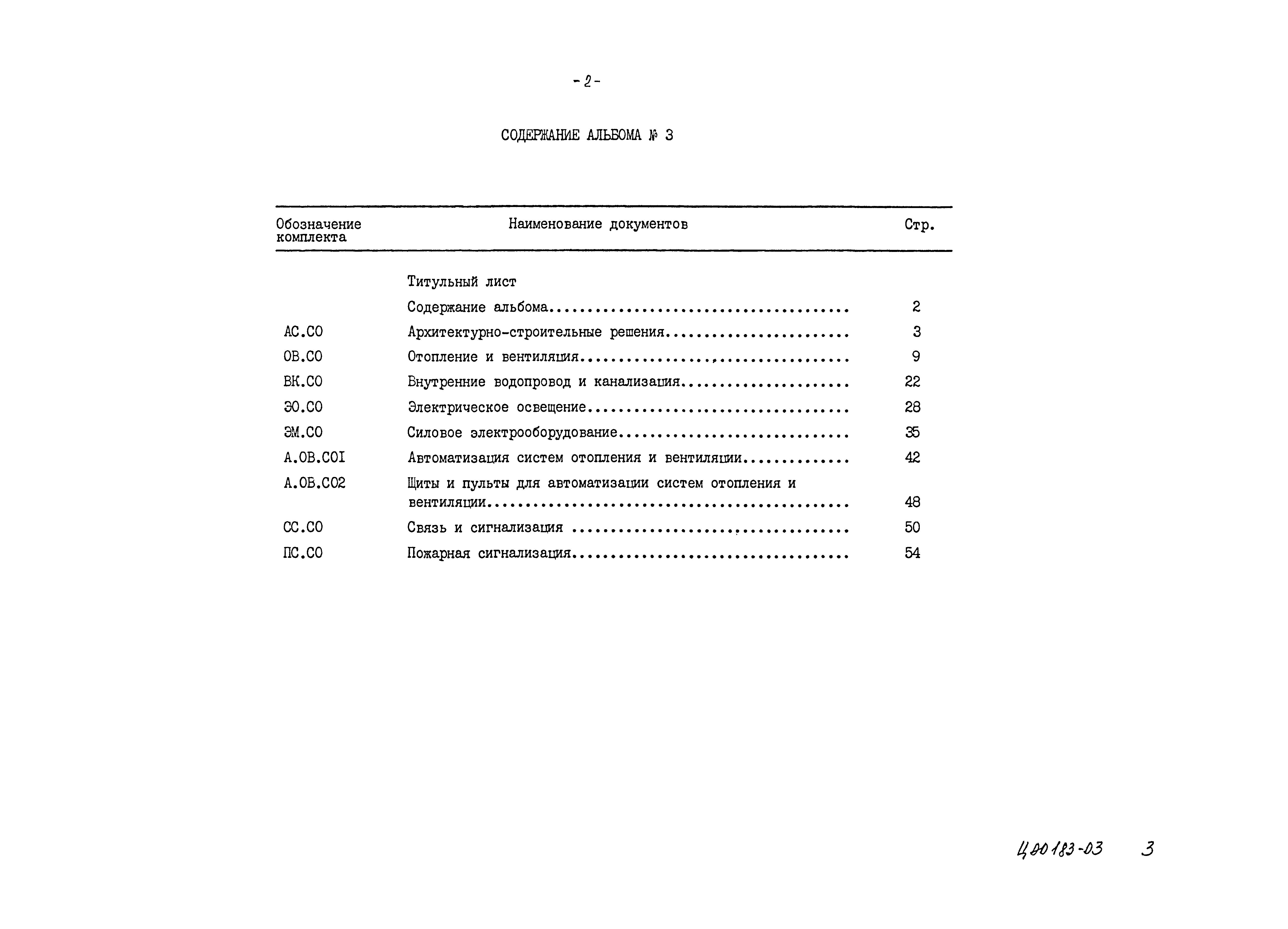 Типовой проект 503-5-51.94