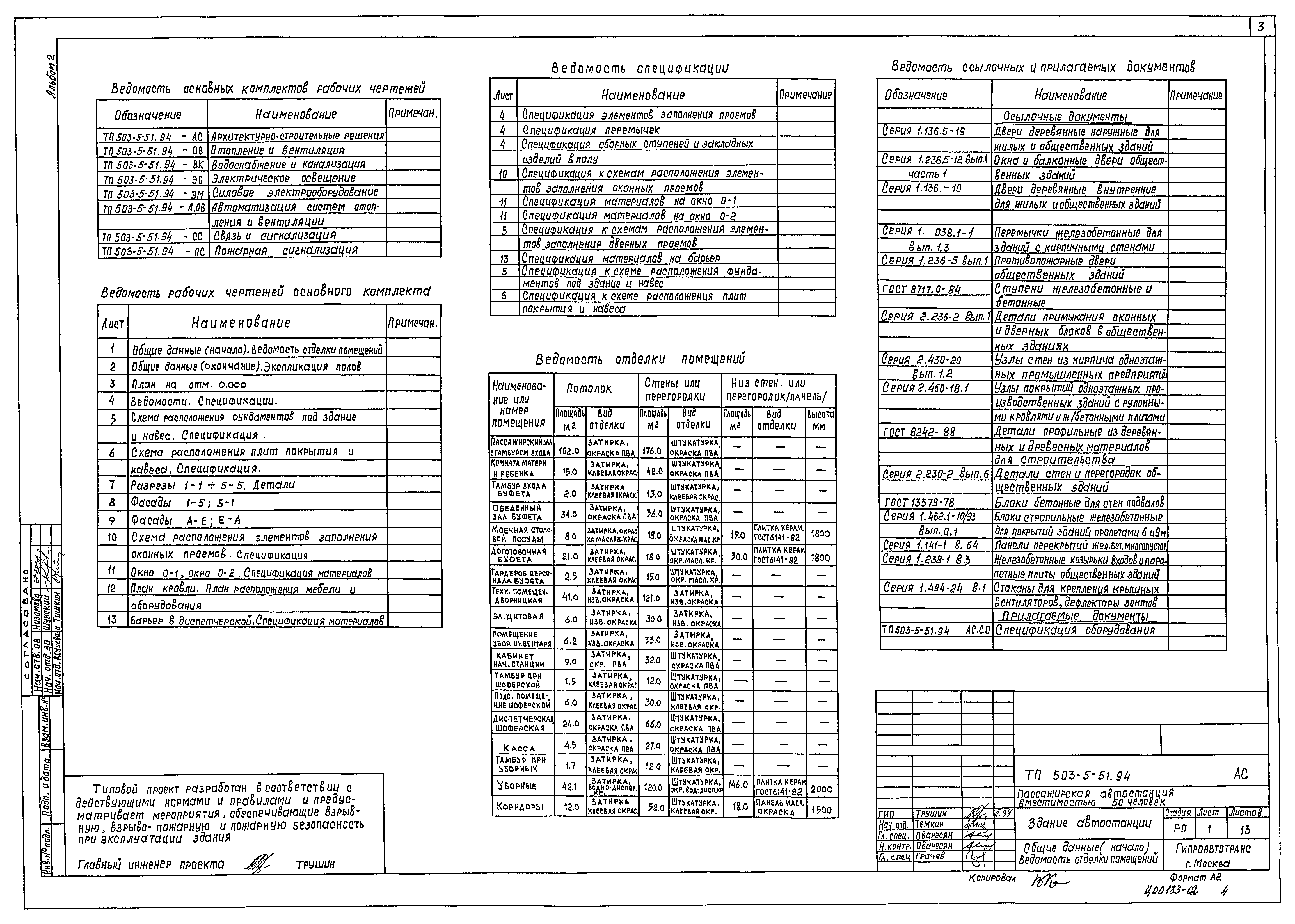 Типовой проект 503-5-51.94