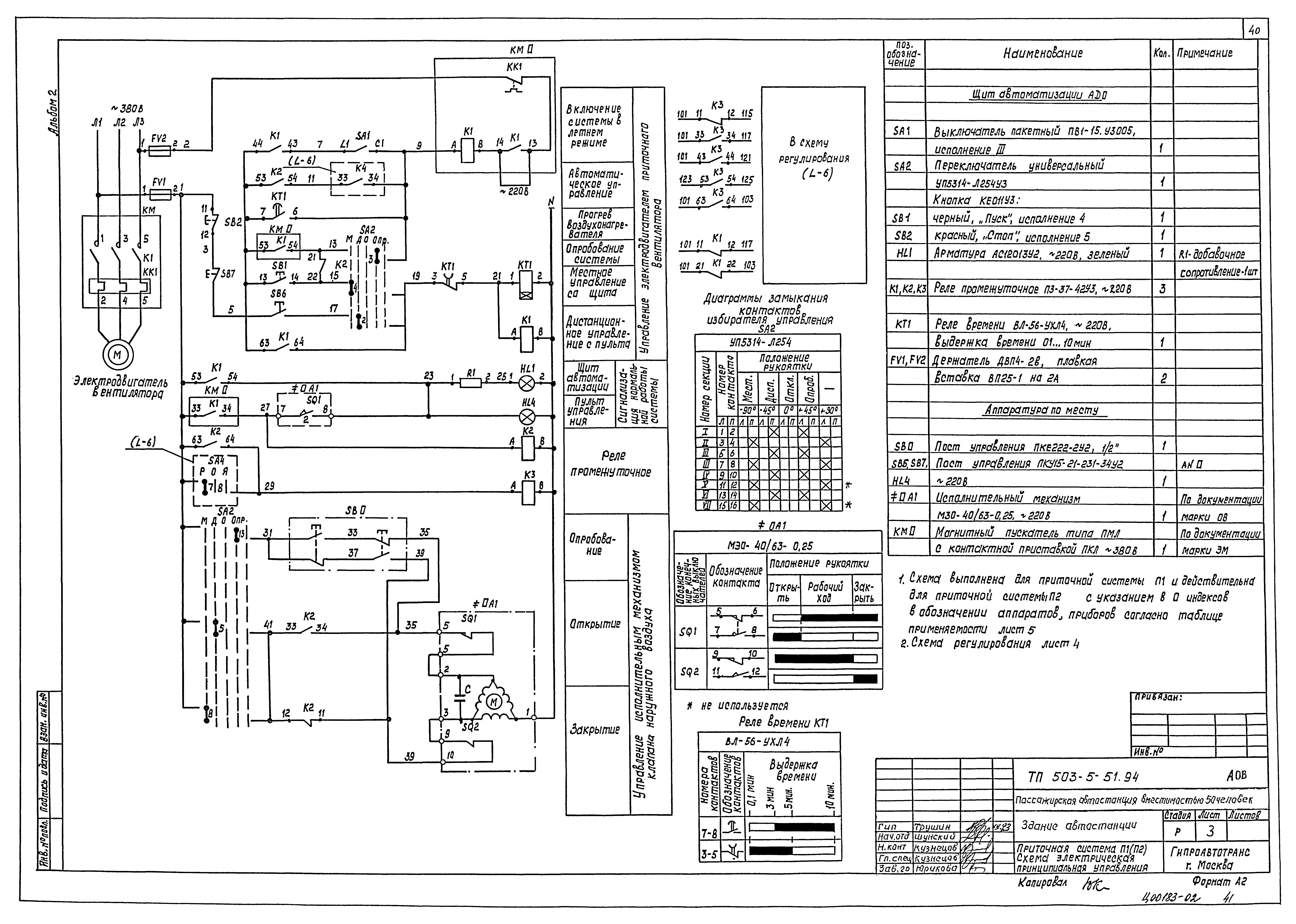Типовой проект 503-5-51.94