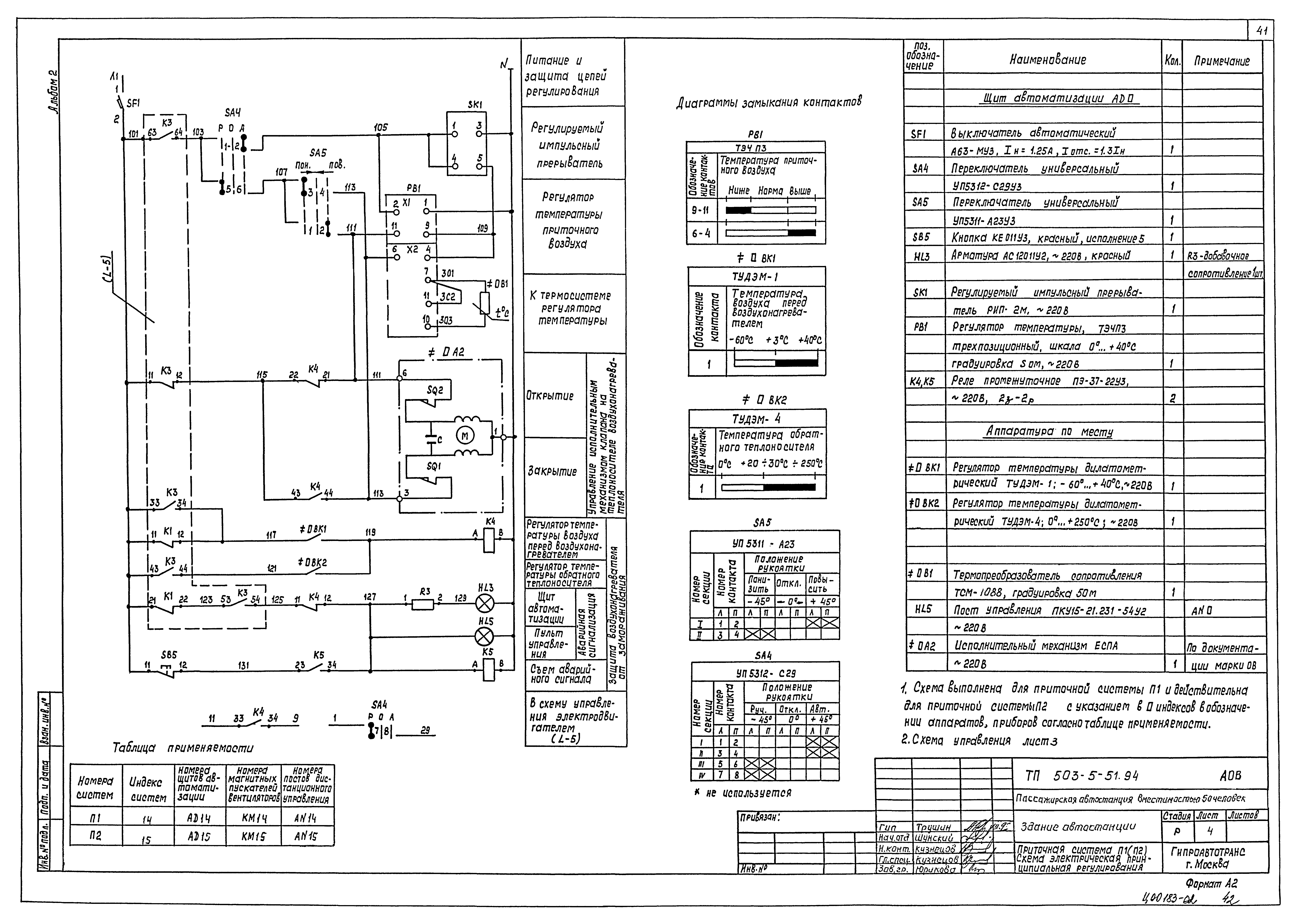 Типовой проект 503-5-51.94