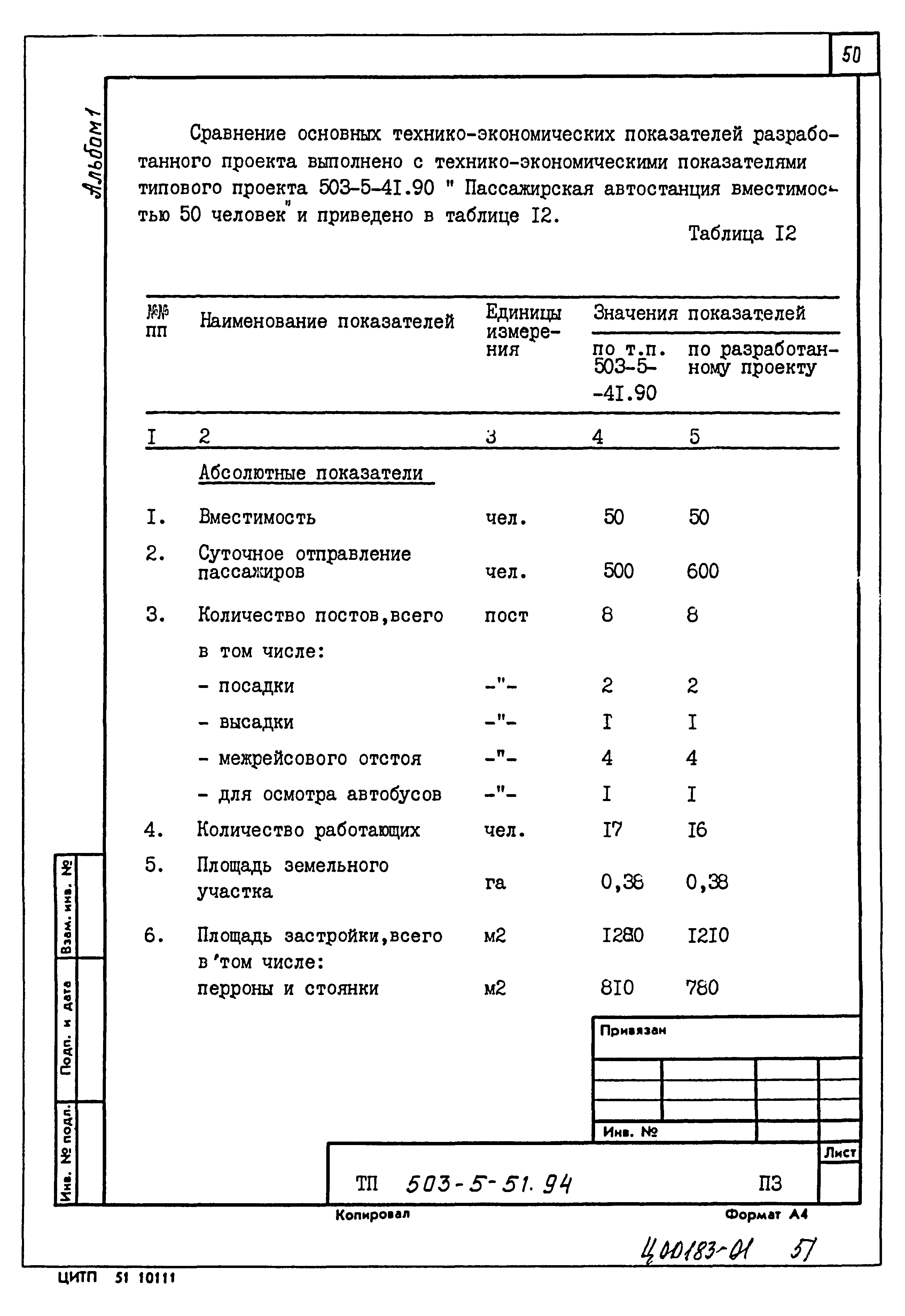 Типовой проект 503-5-51.94