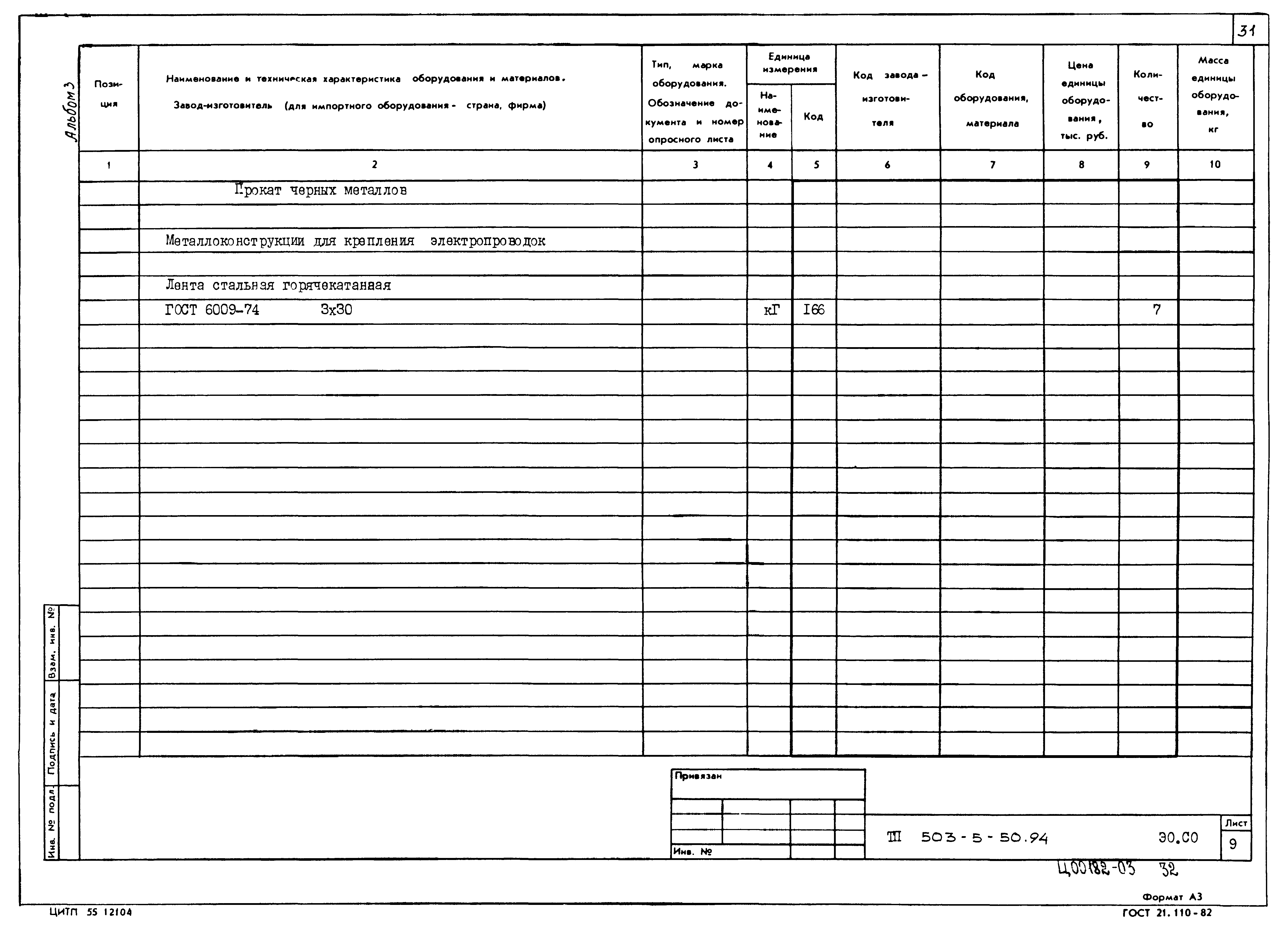Типовой проект 503-5-50.94
