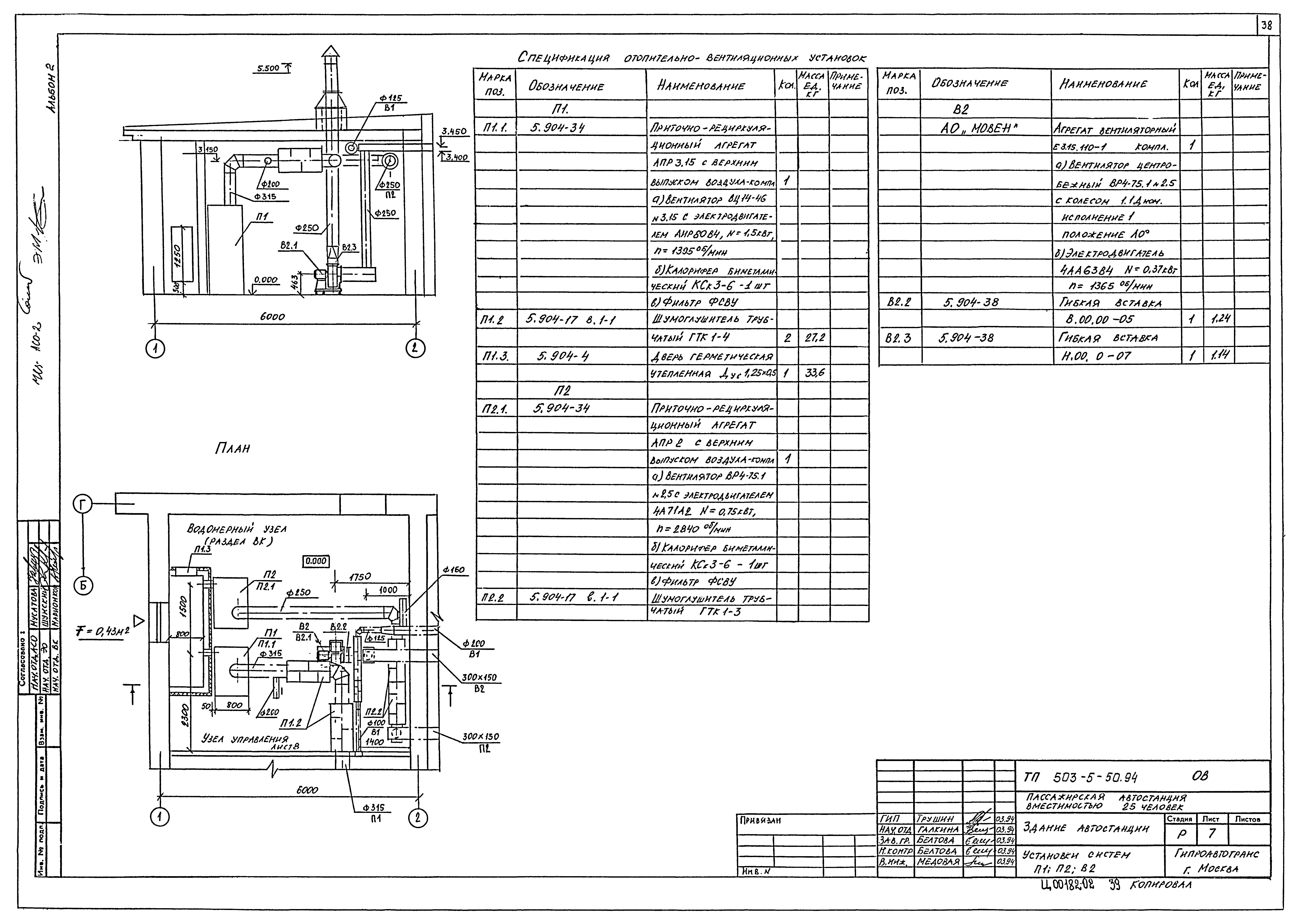 Типовой проект 503-5-50.94