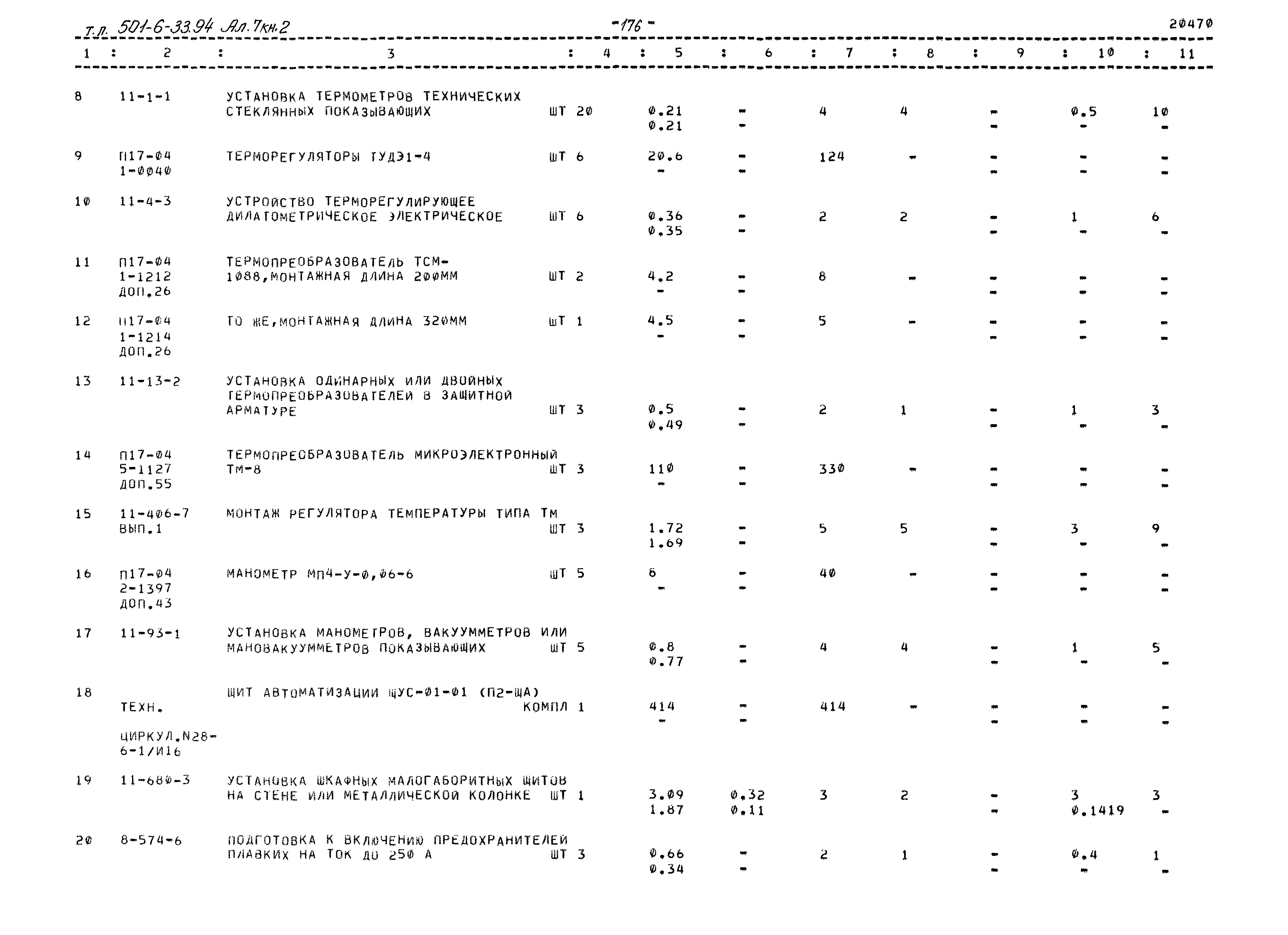 Типовой проект 501-6-33.94
