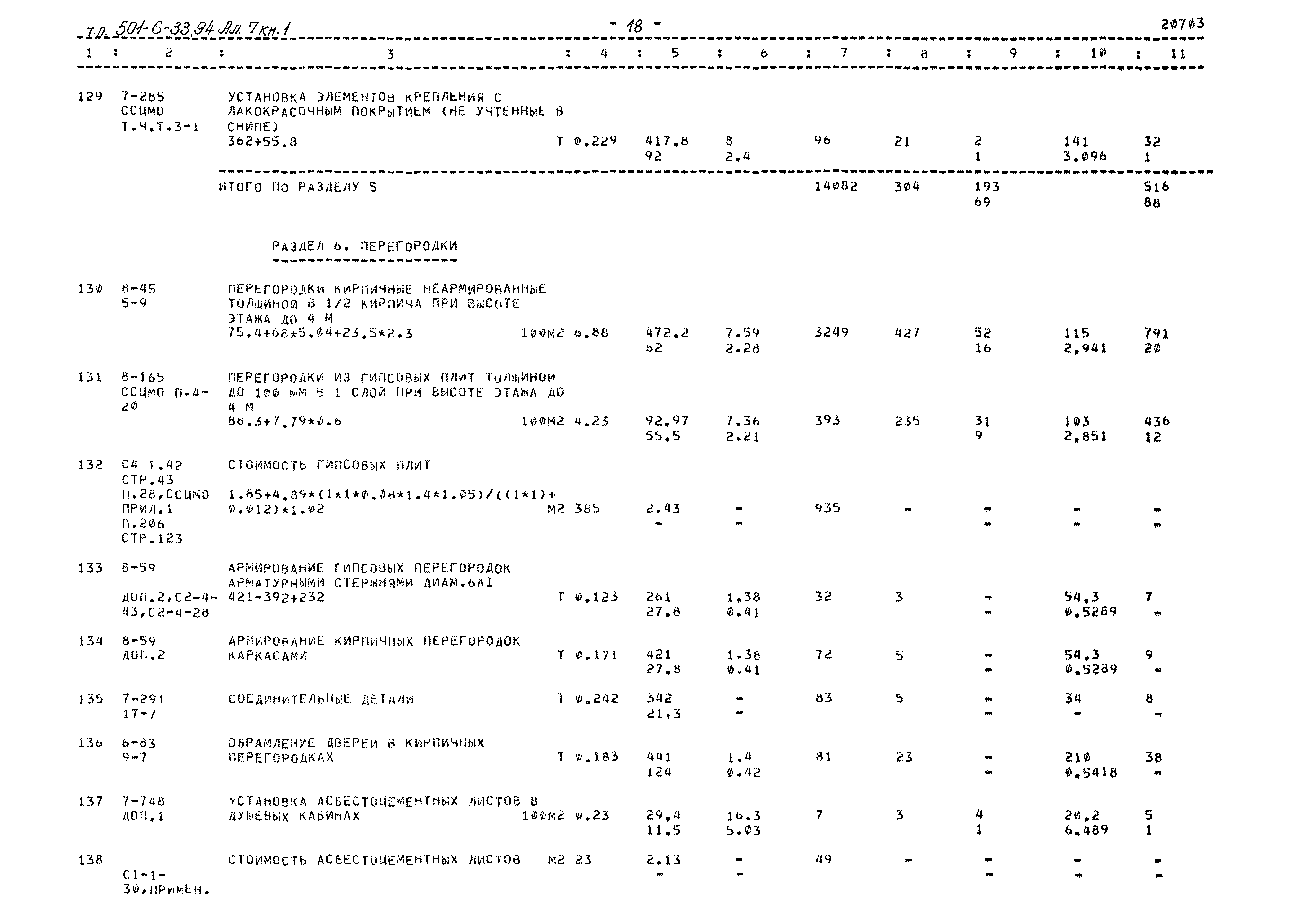 Типовой проект 501-6-33.94