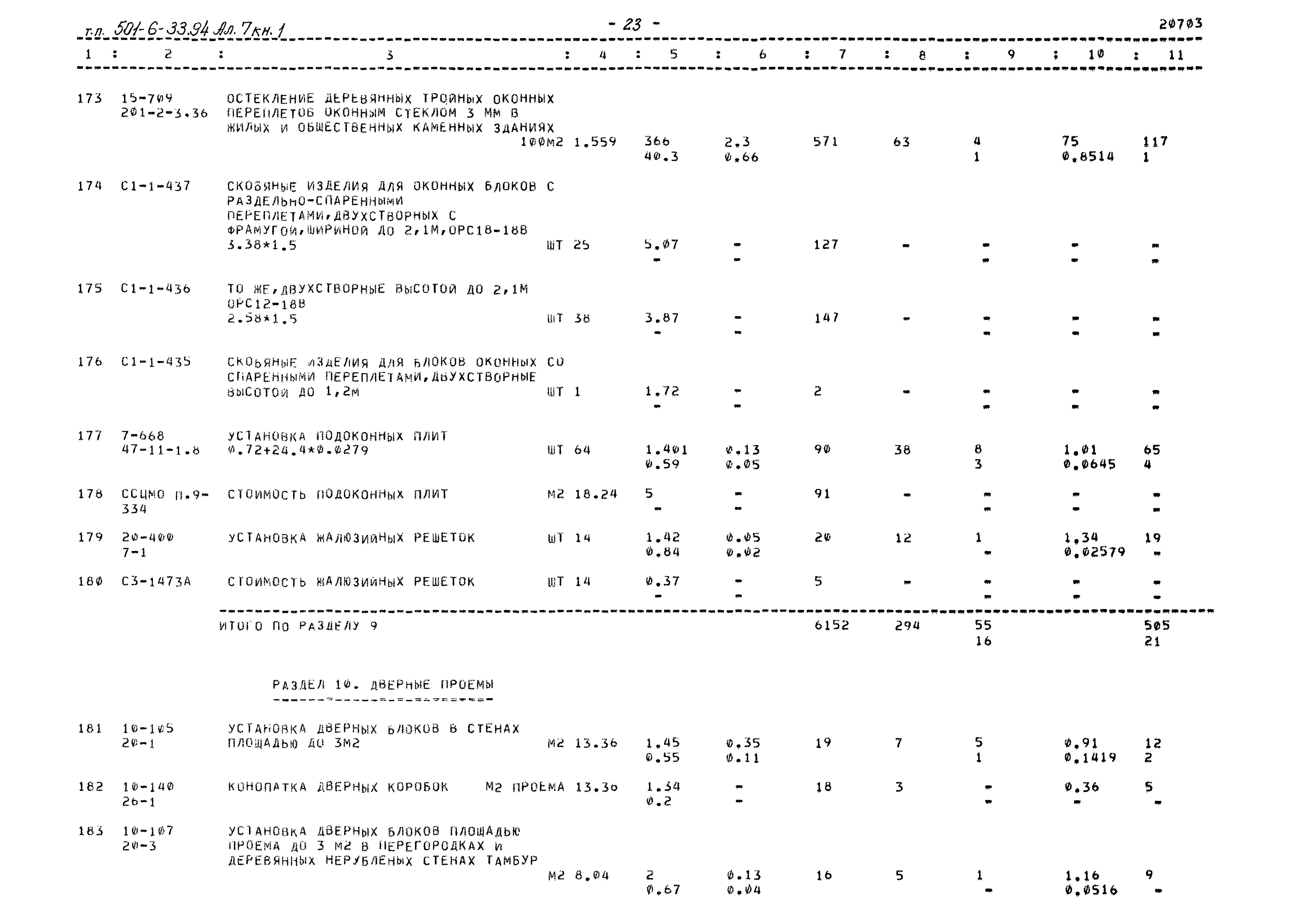 Типовой проект 501-6-33.94