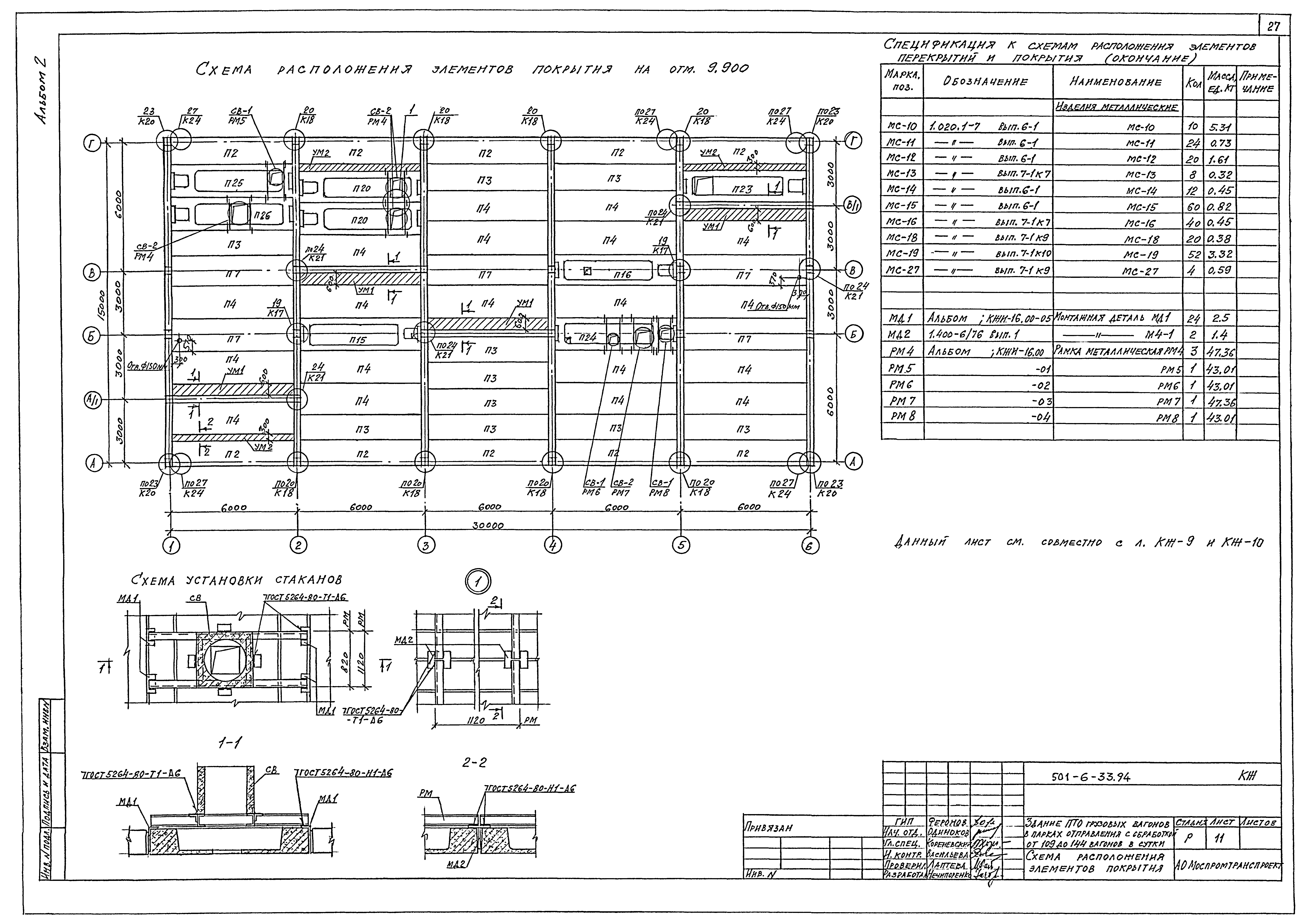 Типовой проект 501-6-33.94