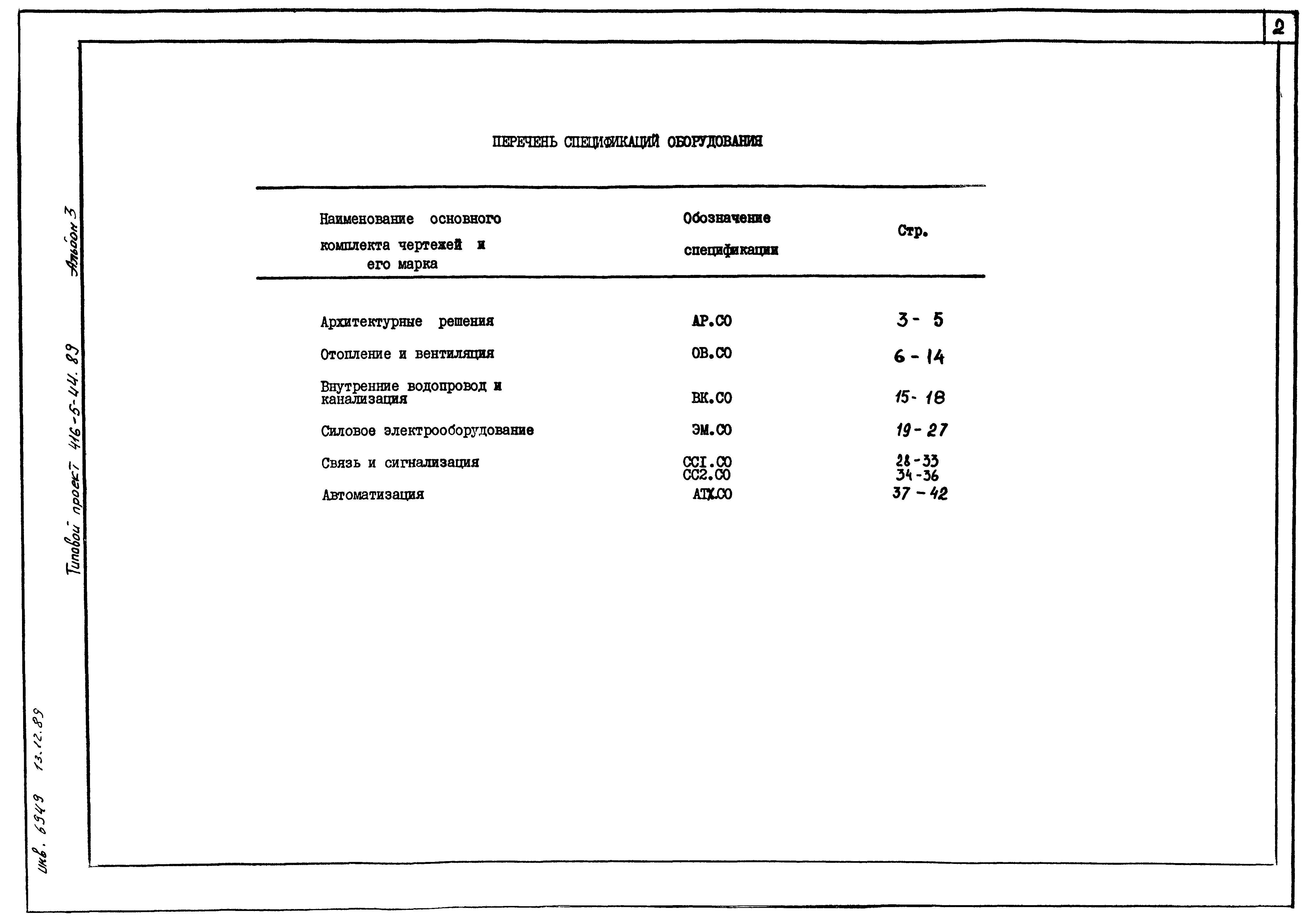 Типовой проект 416-5-44.89