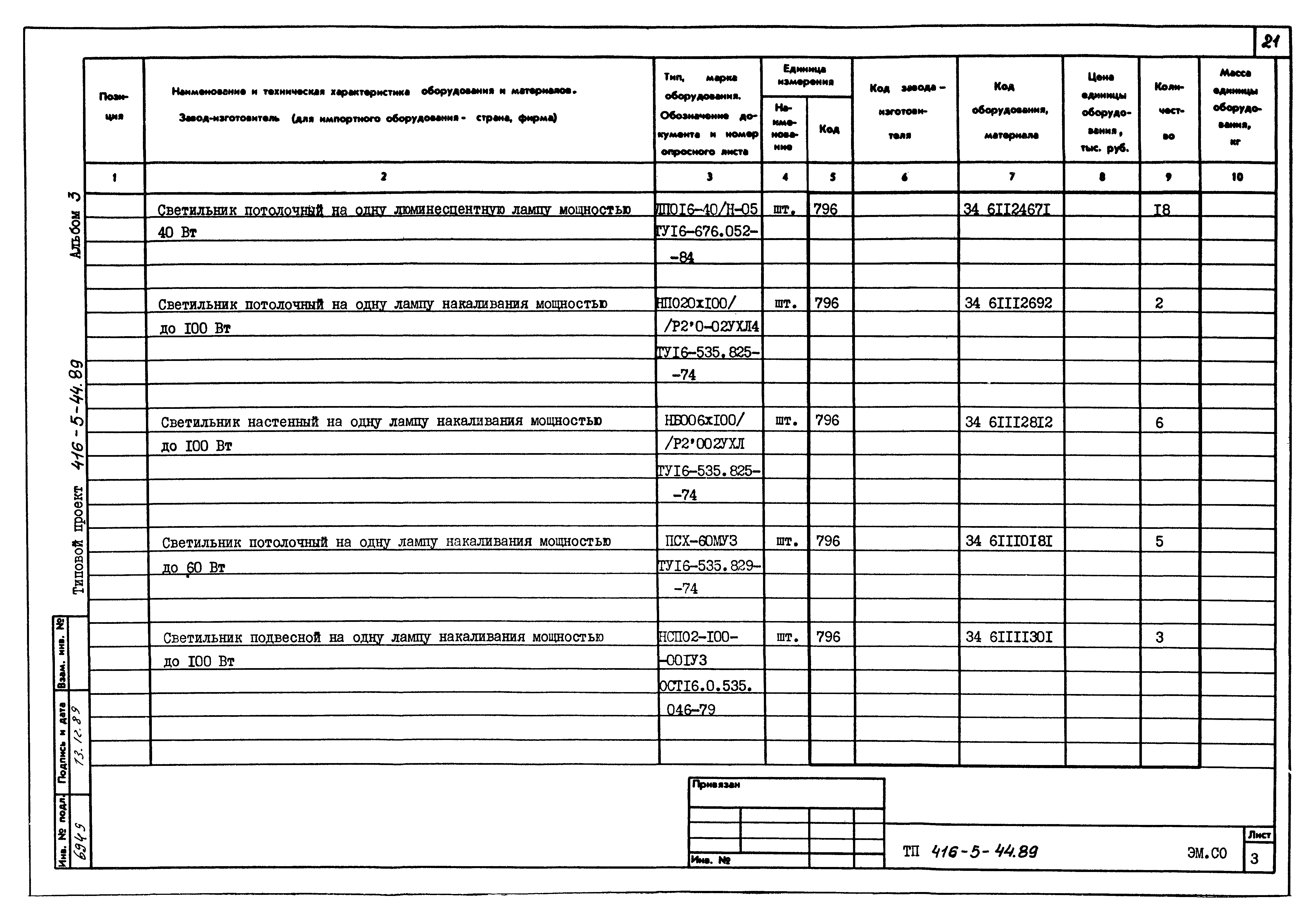 Типовой проект 416-5-44.89
