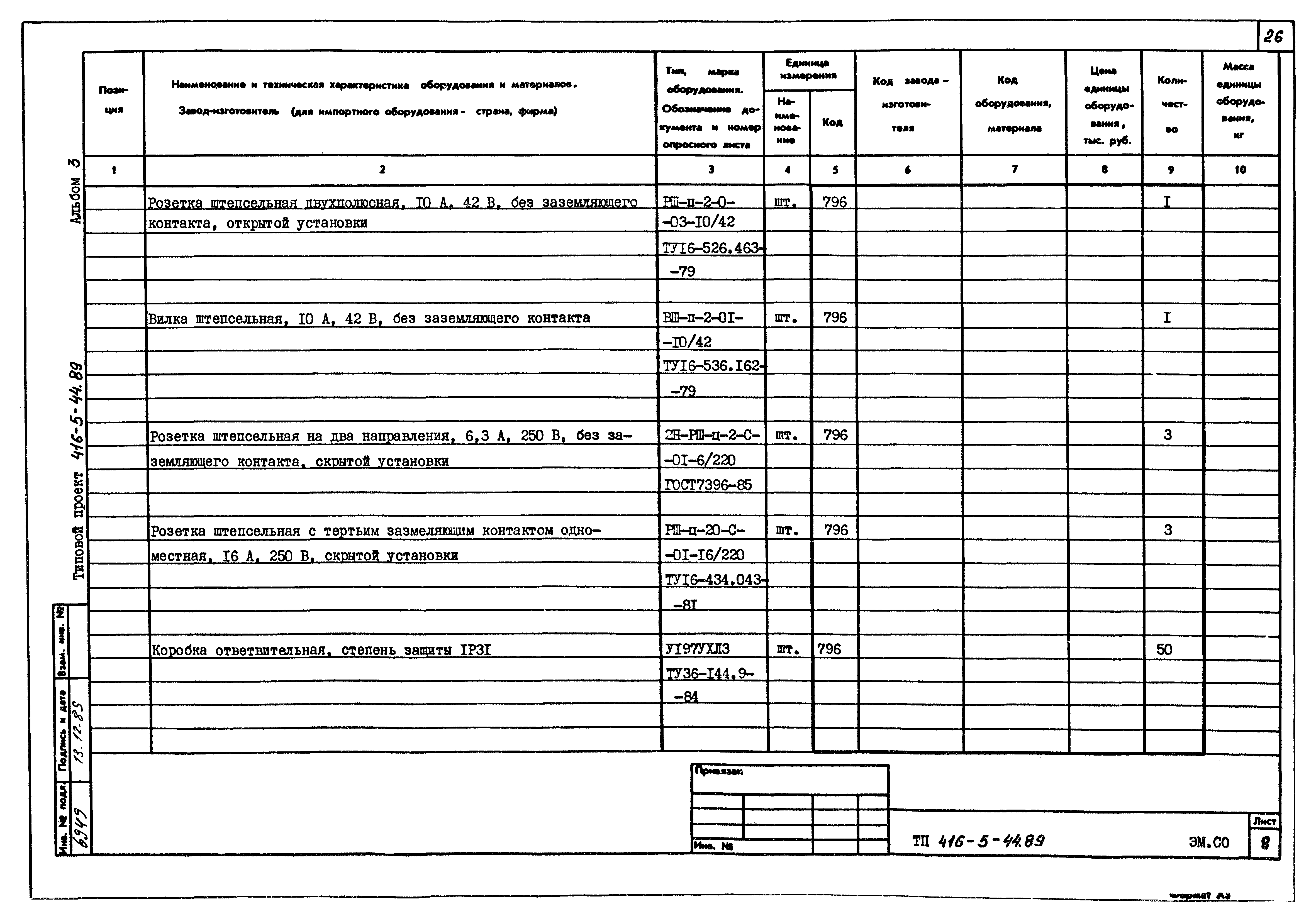 Типовой проект 416-5-44.89