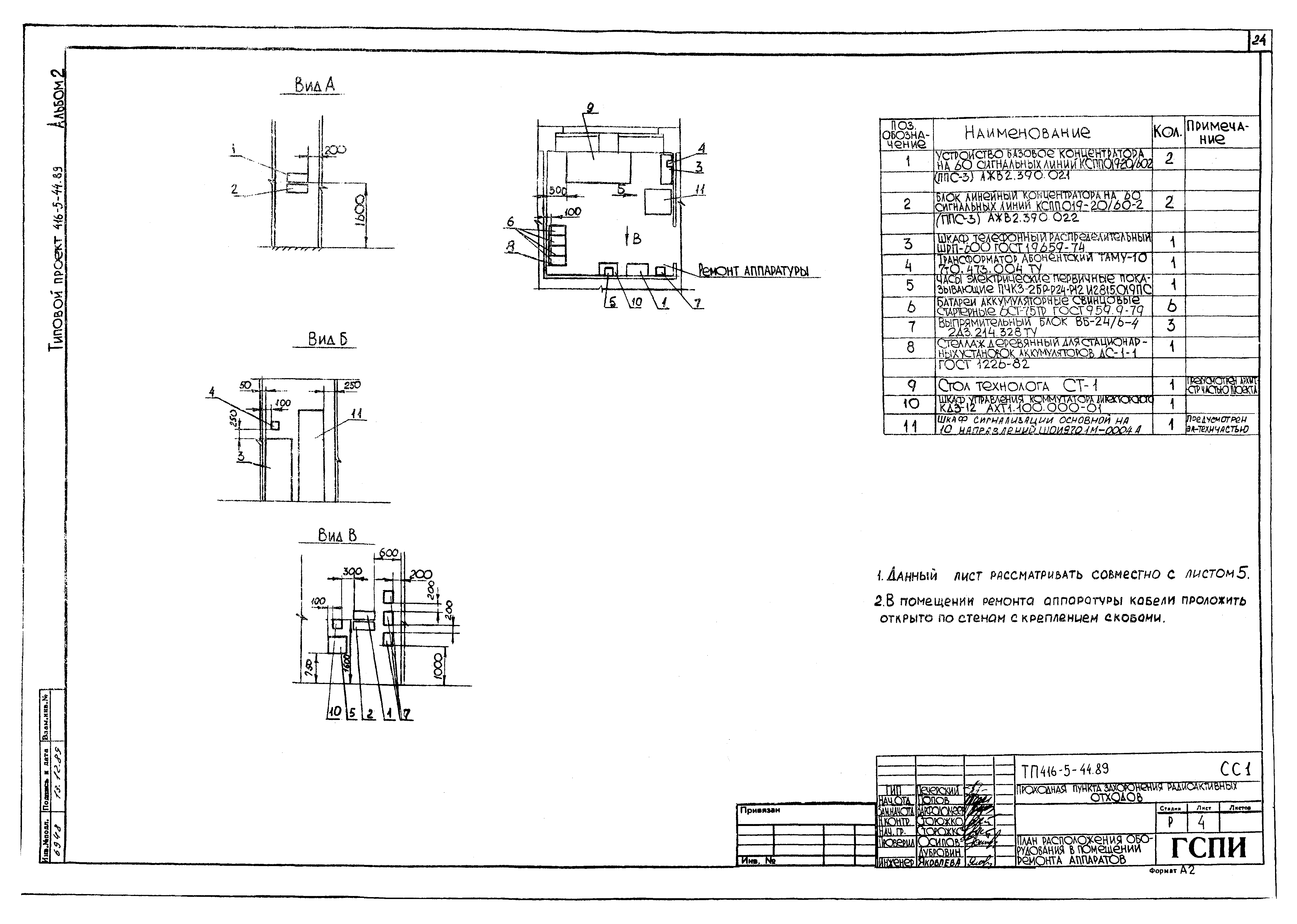 Типовой проект 416-5-44.89